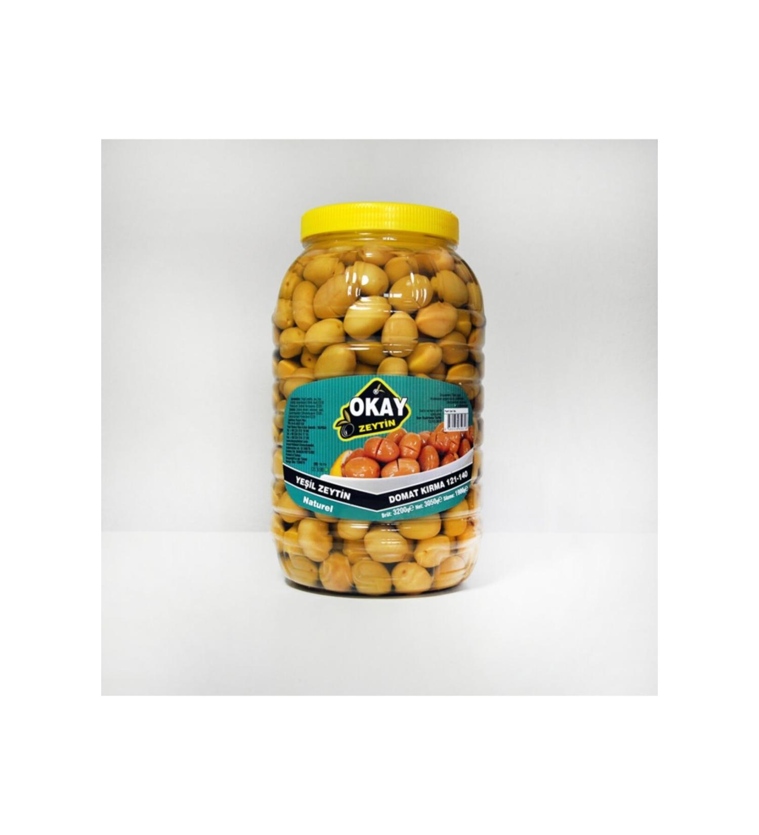 Okay Olive 2 Kg Tomato Scratched Green Olives