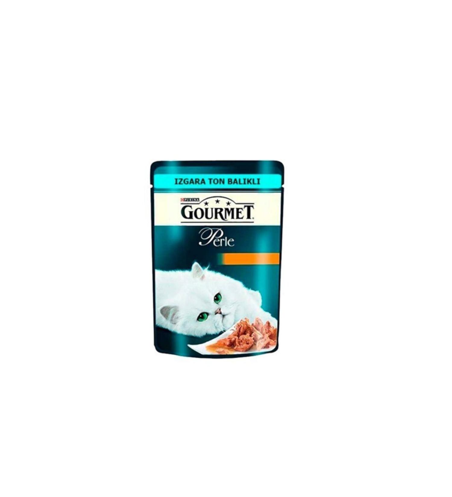 Gourmet Perle Grilled Tuna Pouch Adult Cat Wet Food 24 X 85 G