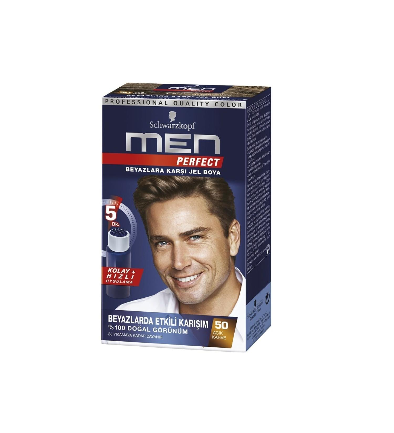 Schwarzkopf Men Perfect Perfect Men No:50 Light Brown Hair Dye