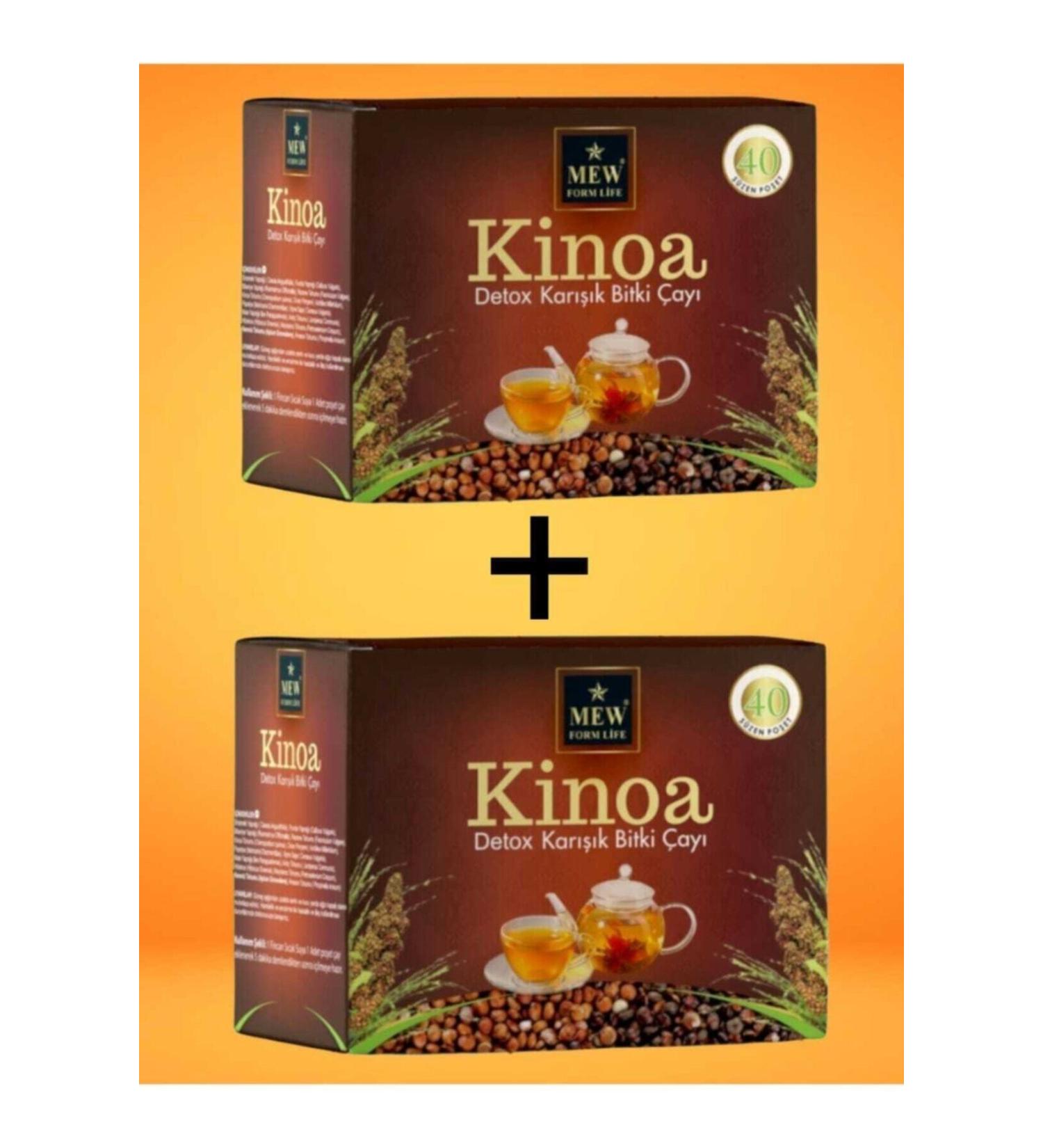 MEW FORM LIFE Mew Quinoa Tea Detox 40 Filtering Bags (Set of 2)