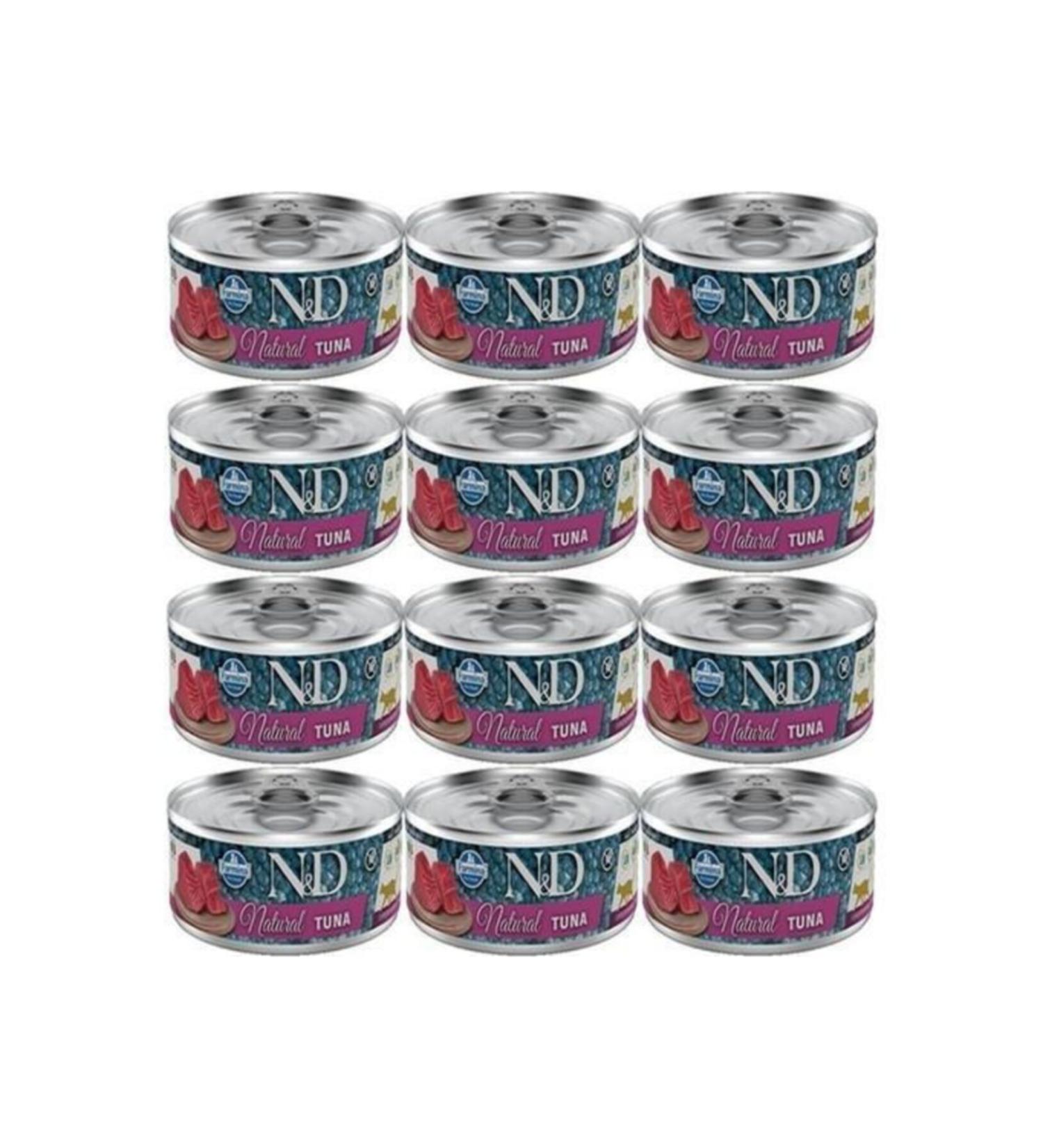 N & D Natural Cat Tuna 80 G