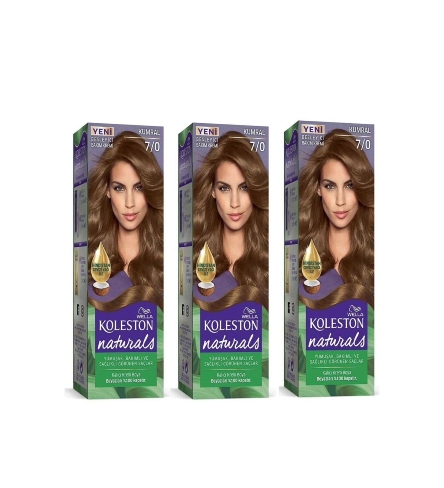 Wella Naturals Blonde 7/0 3 Pack