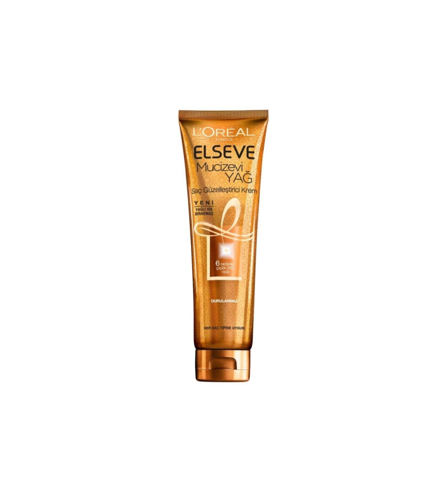 Elseve L'or al Paris Miracle Oil Hair Beautifying Cream 150 Ml - All Hair Types - Buy Online on GoSupps.com
