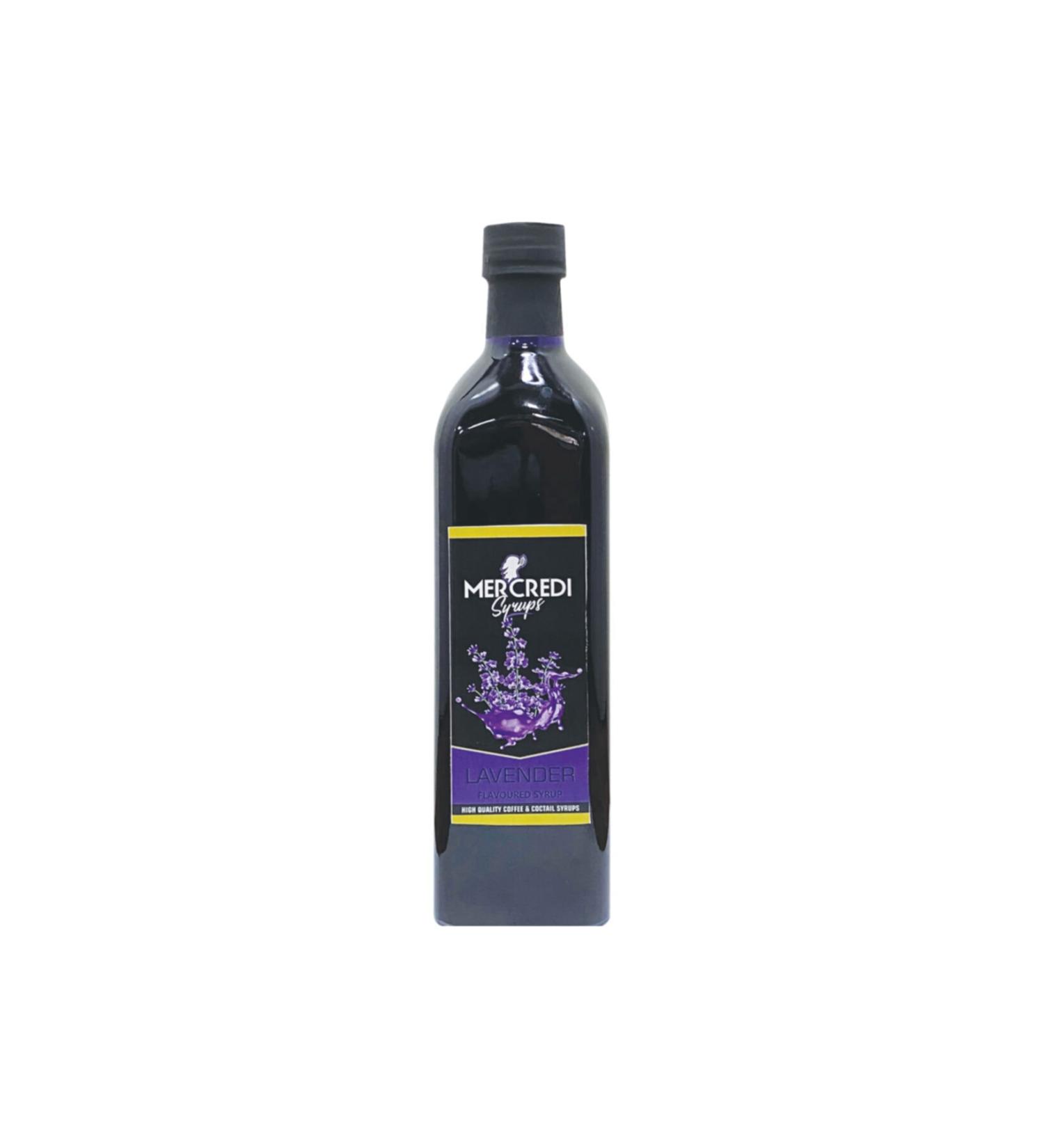 MERCREDI Lavander Lavender Coffee and Cocktail Syrup 750 Ml