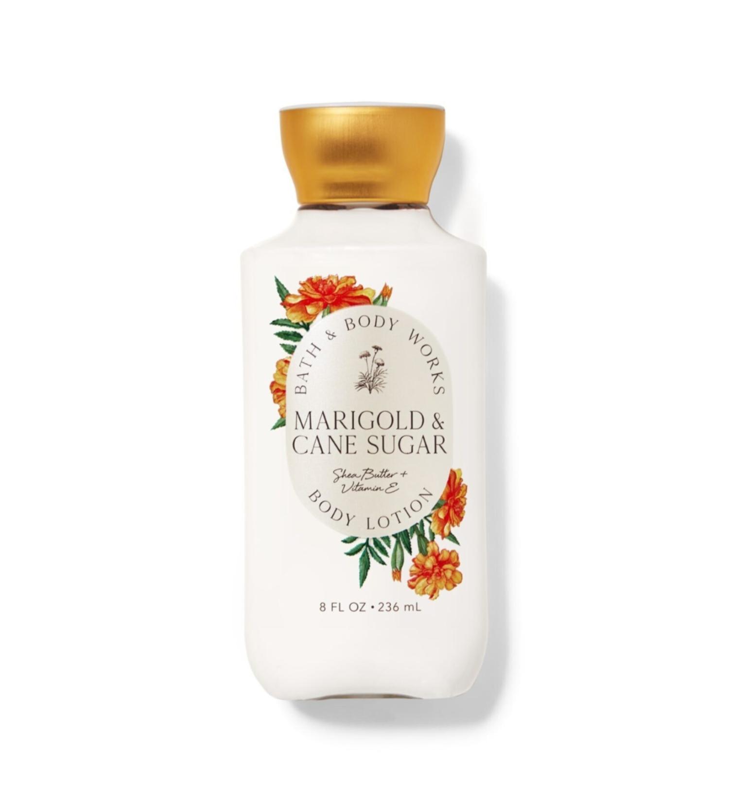 Bath & Body Works Marigold & Cane Sugar Moisturizing Body Lotion 8 fl oz / 236 mL