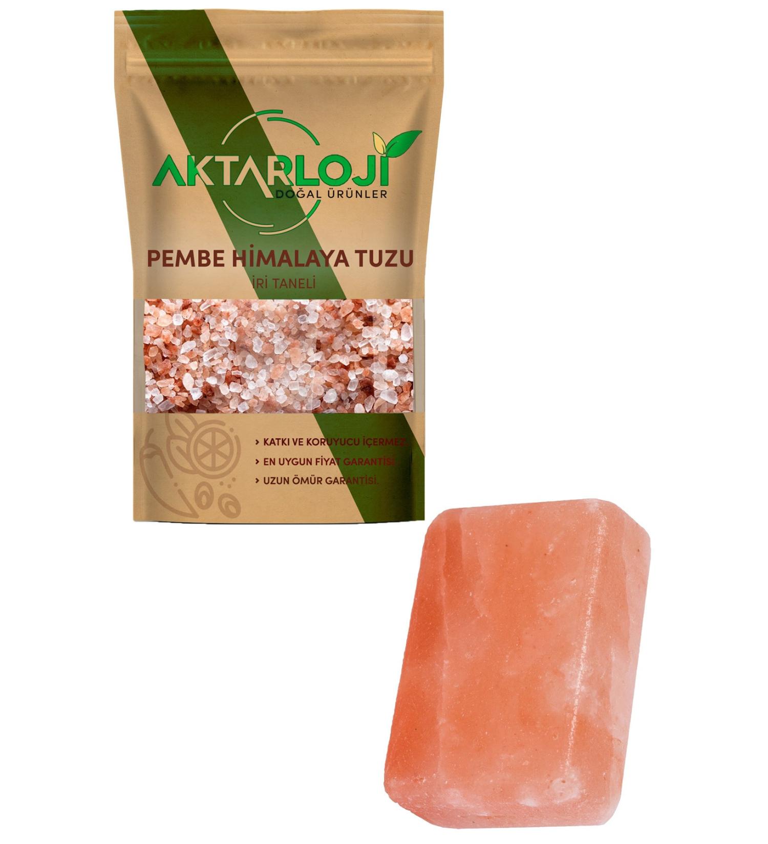 Aktarloji 3 Kg Coarse Grain Himalayan Salt + Large Himalayan Salt Soap