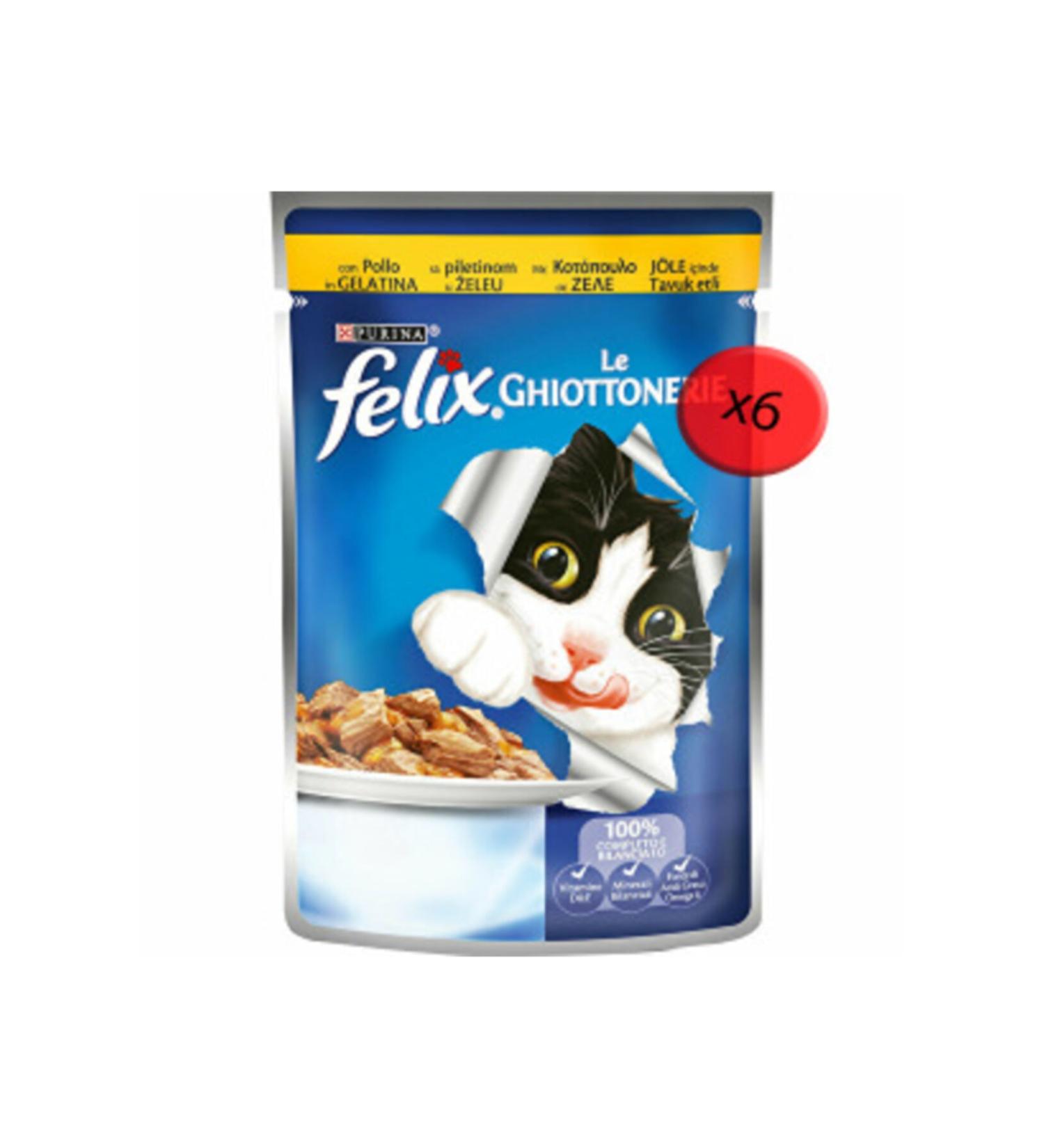 FELIX Chicken Wet Food 6 Pack
