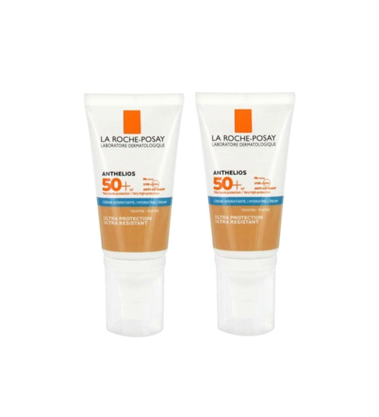 La Roche Posay Anthelios Ultra Spf50 50 Ml Coloured Sunscreen | 2 Box Set Original Size