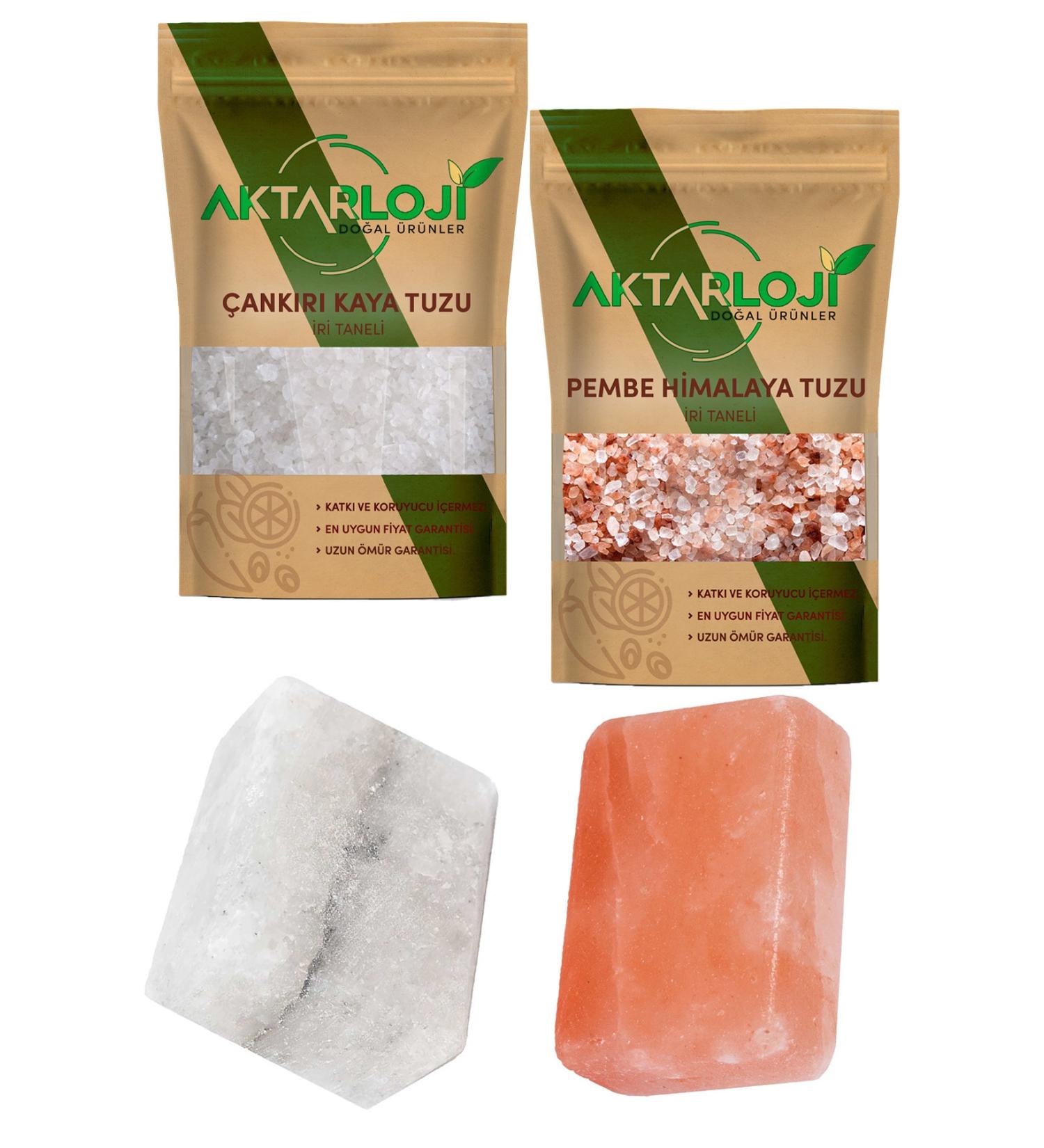 5 Kg Coarse ank r Rock Salt + 5 Kg Coarse Himalayan Salt + Rock Salt Soap + Himalayan Soap
