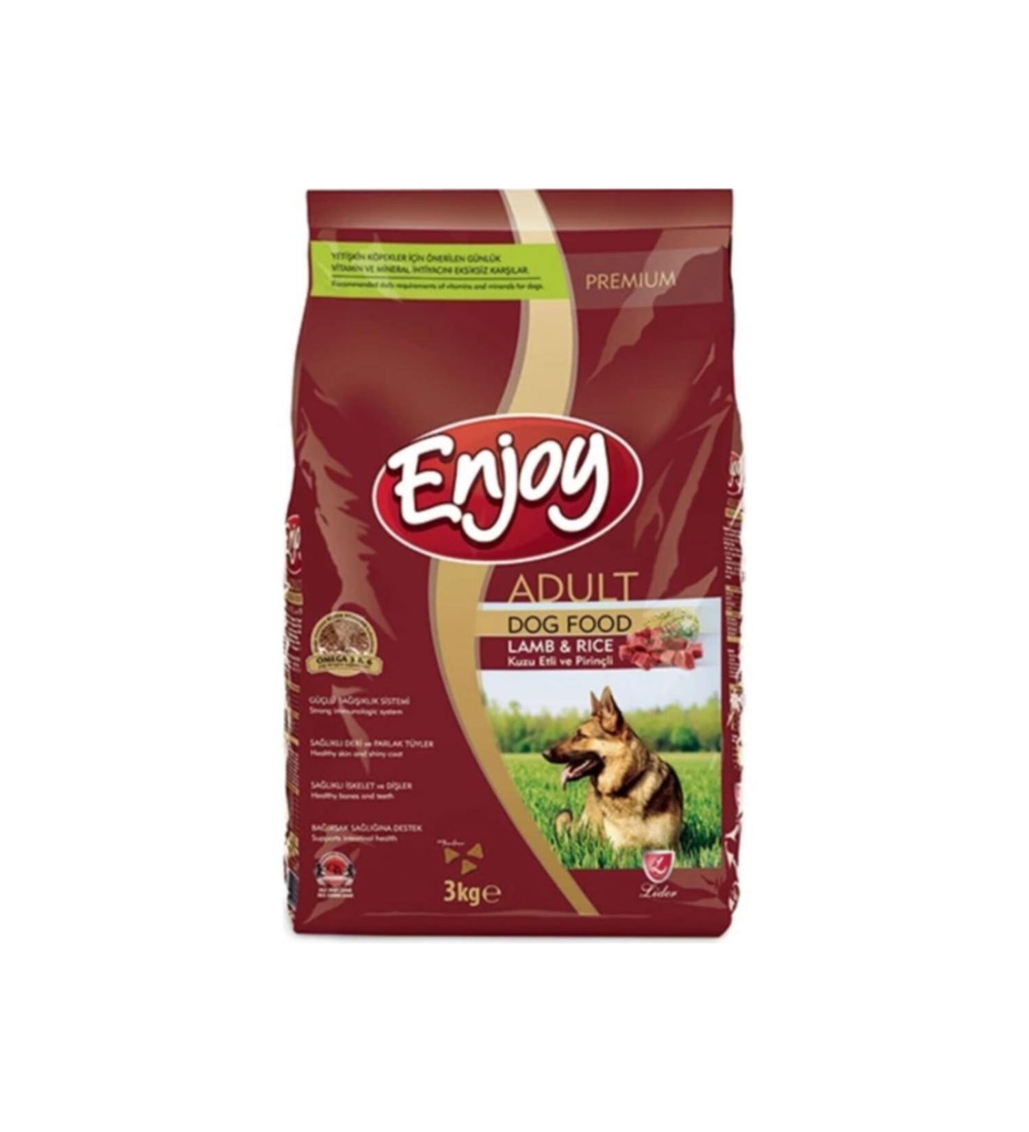 Enjoy Lamb and Rice Adult Dog Food 3 Kg