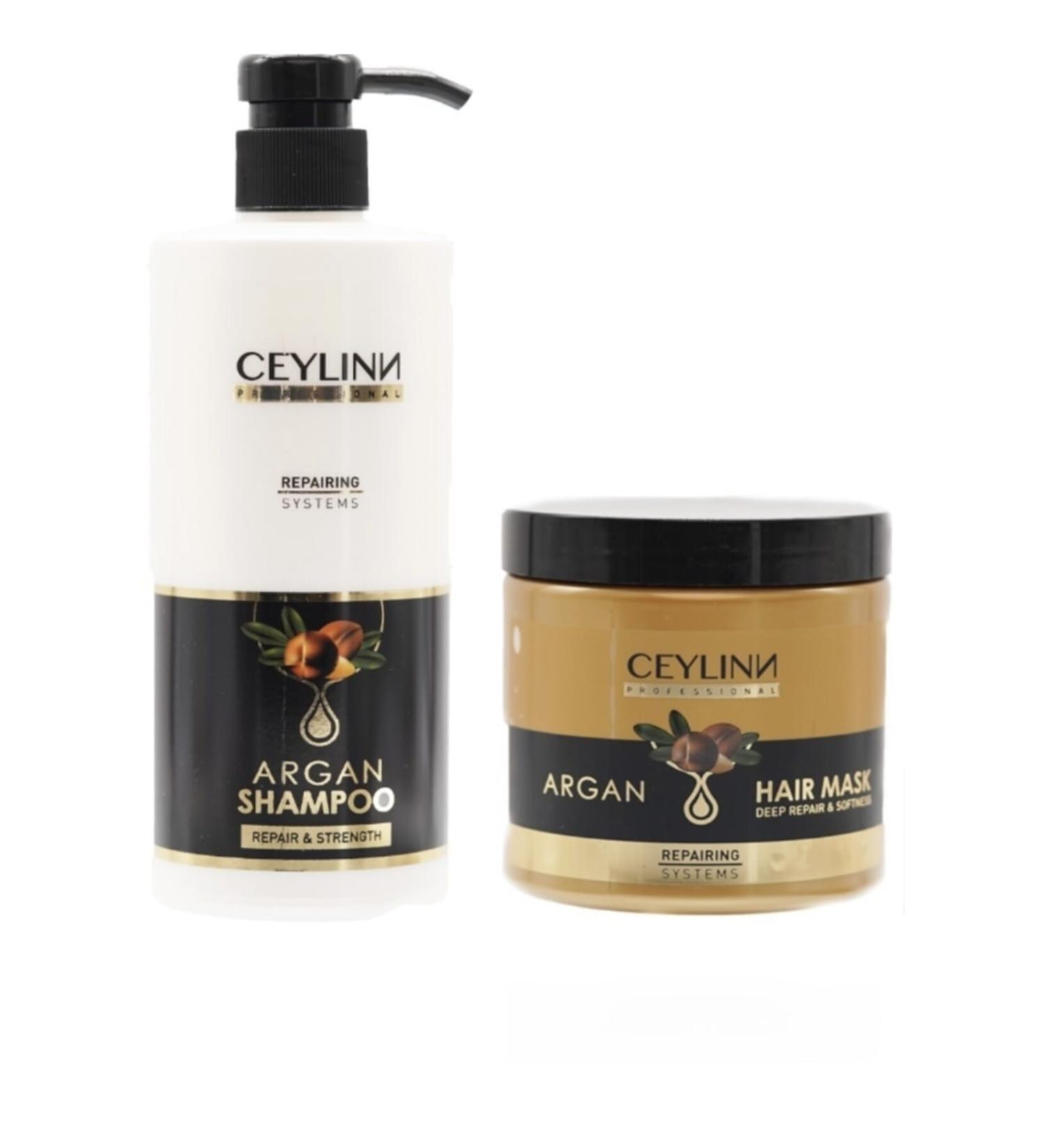 Ceylinn Argan Shampoo and Hair Mask Wordly Center1231654645