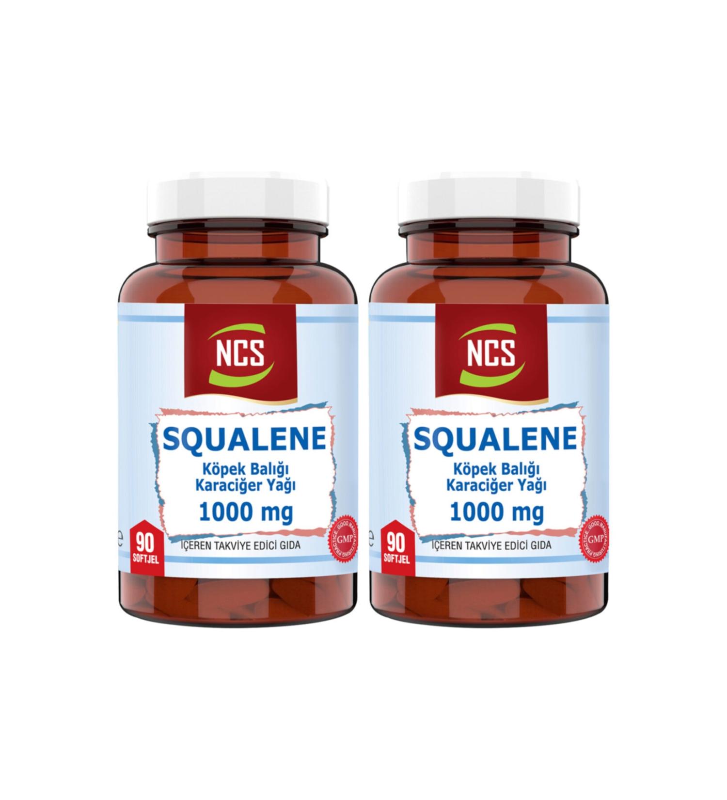 Ncs Squalene 1000 Mg Softgel 2 Boxes 90 Softgels