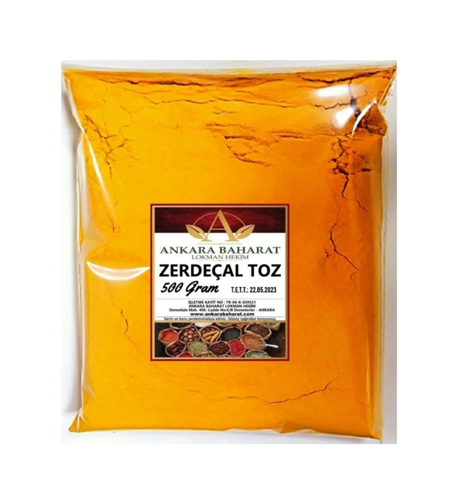 Ankara Spice Turmeric Powder 500 grams - Ground Natural