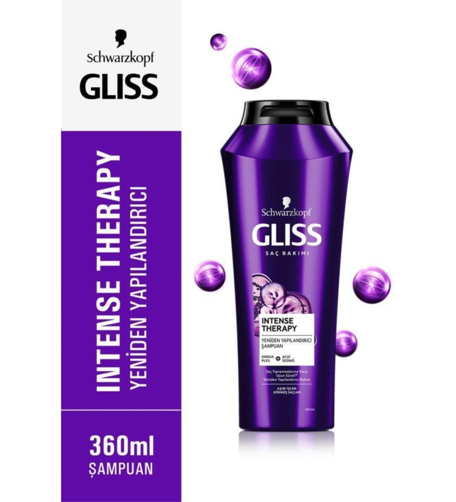 Gliss Schwarzkopf Intense Therapy Restructuring Shampoo 360 Ml 8690572794500 K