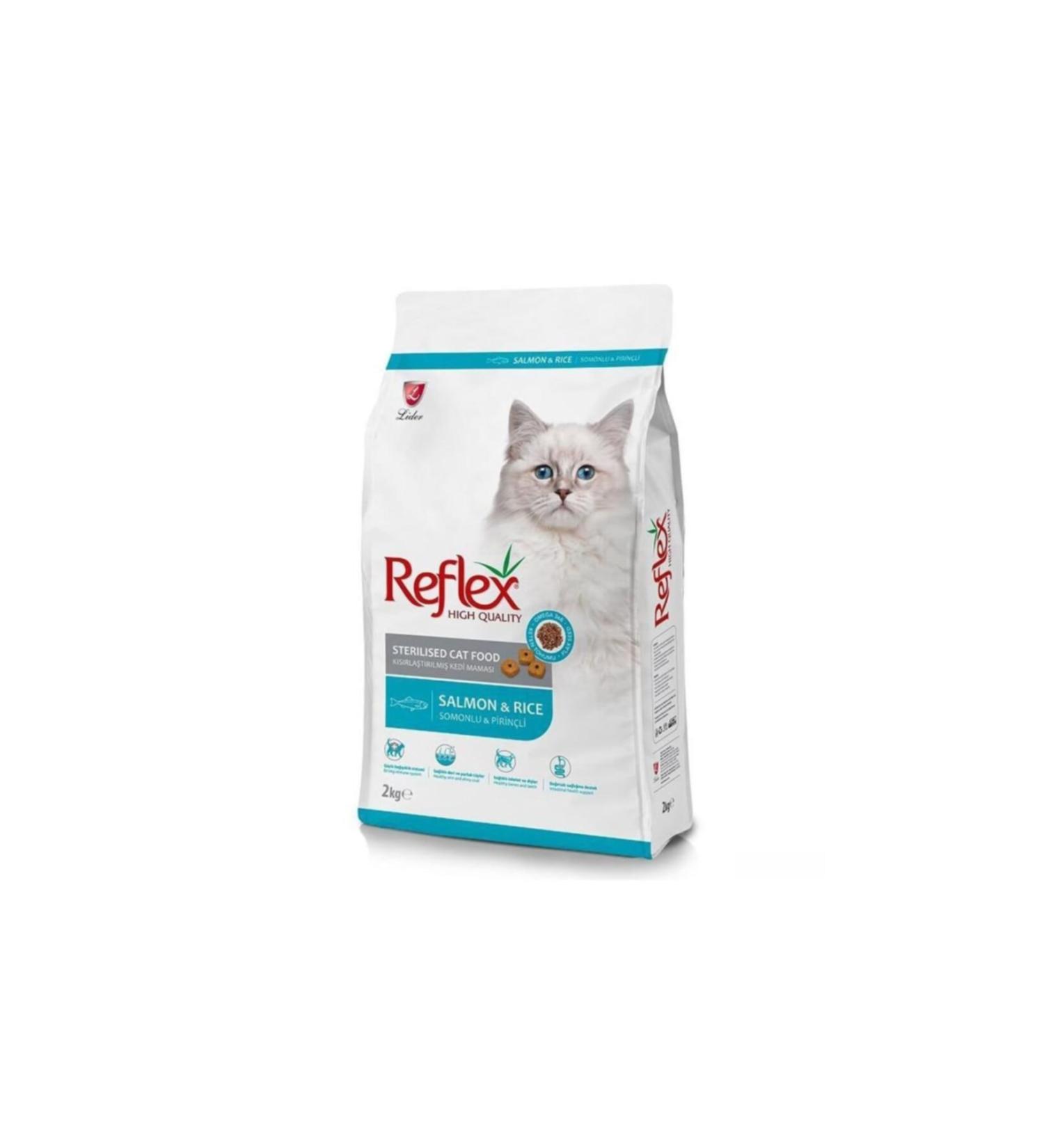 Reflex Sterilised Salmon & Rice Cat Food 2 Kg
