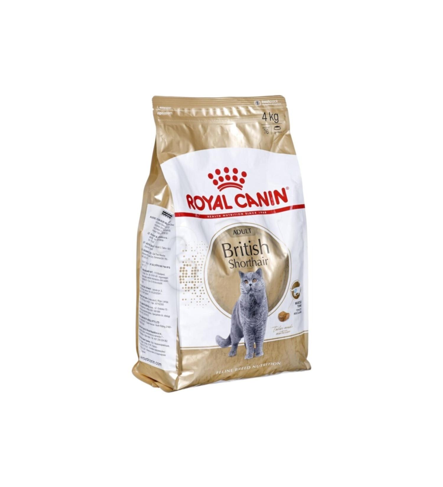 Royal Canin British Shorthair Adult Cat Food 4 Kg