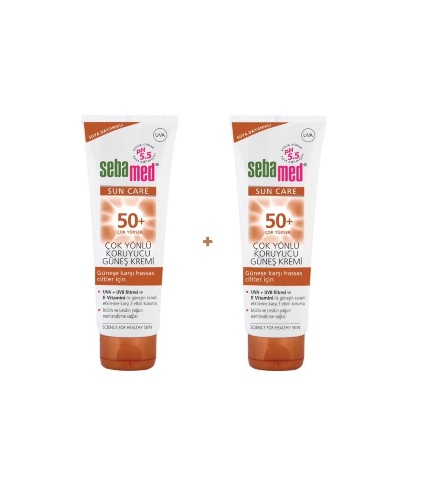 Sebamed Sun Cream 50+ Factor 75 Ml X 2 Pieces Production: 2020