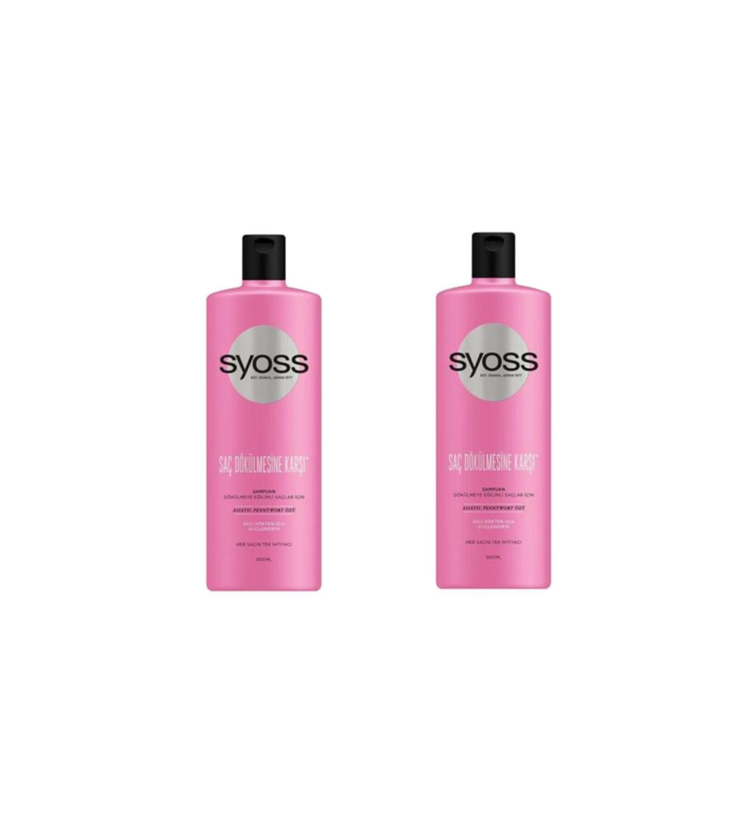 Syoss Anti Hair Loss Shampoo 500 ml Set of 2