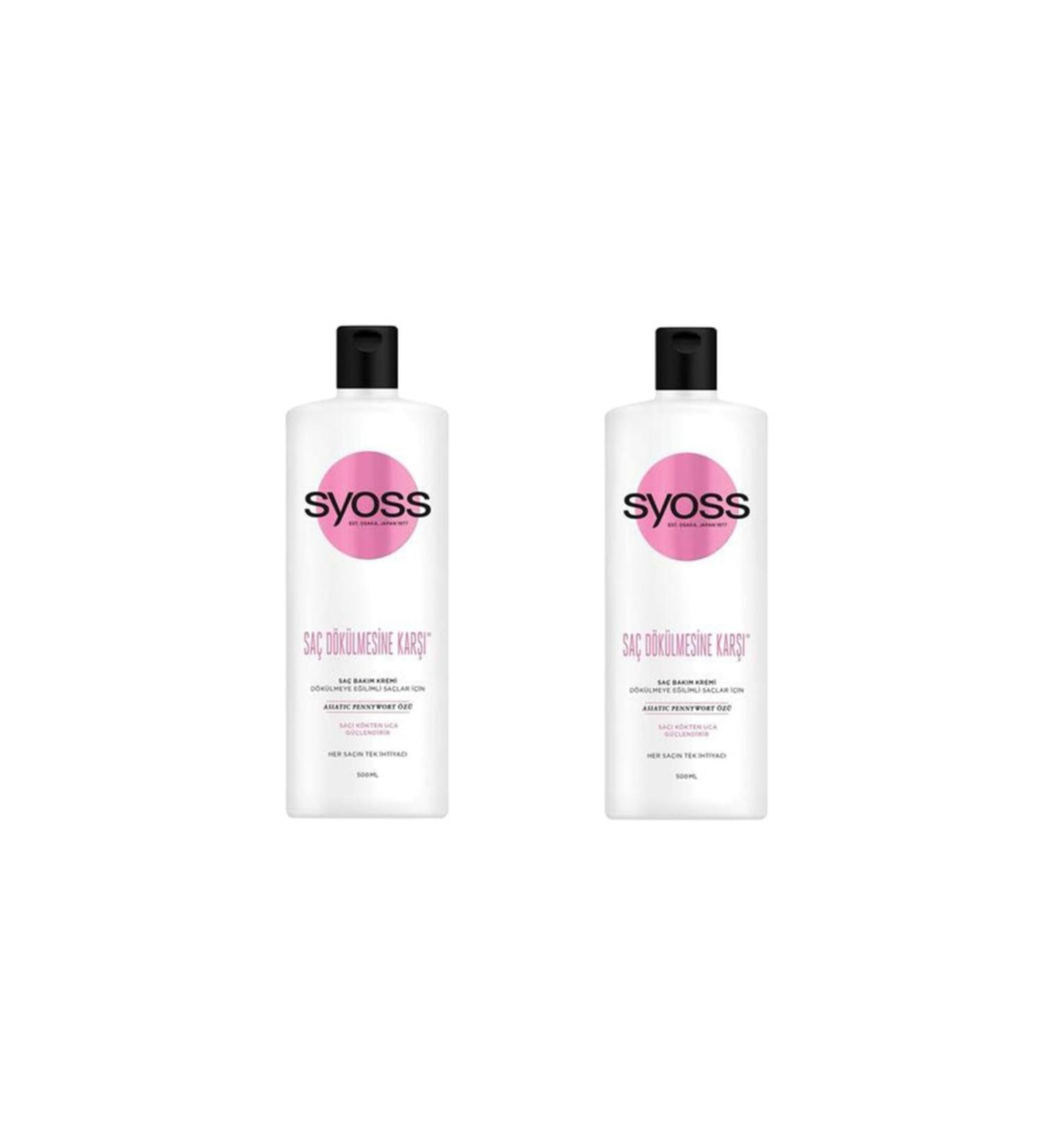 Syoss Anti Hair Loss Conditioner 500 ml Set of 2