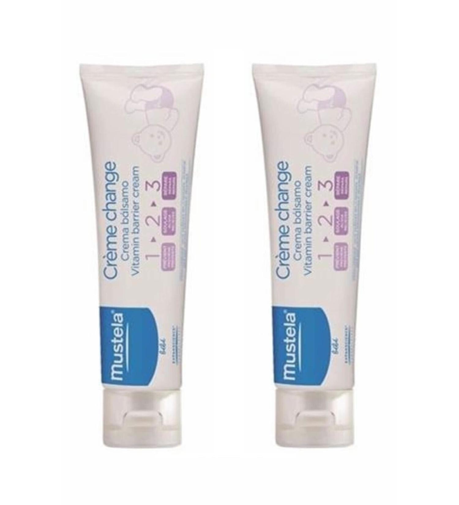 Mustela Vitamin Barrier Cream 100 ml 2 Pack