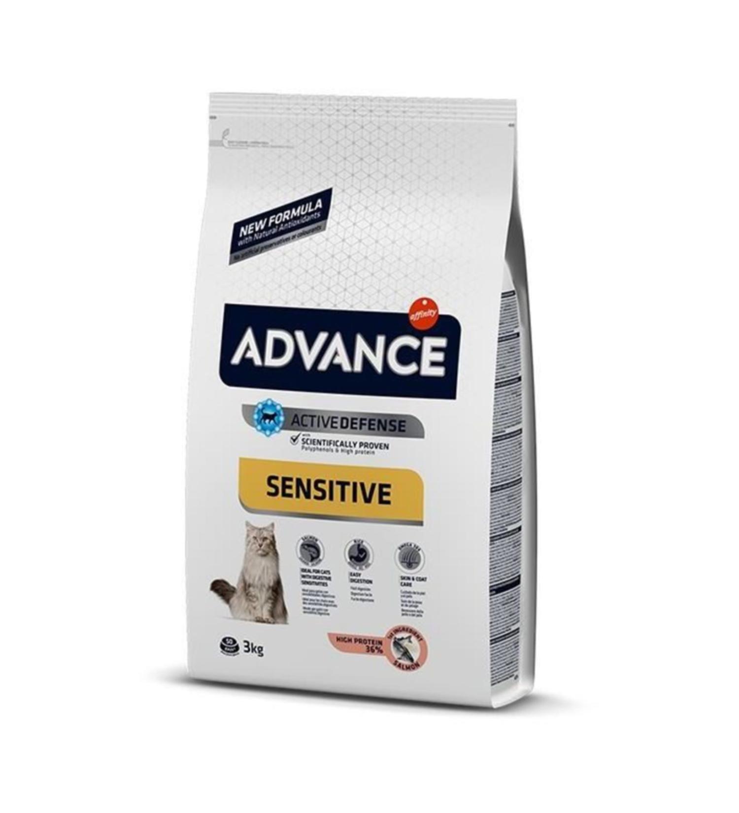 Advance Adult Cat Food with Salmon 3 Kg