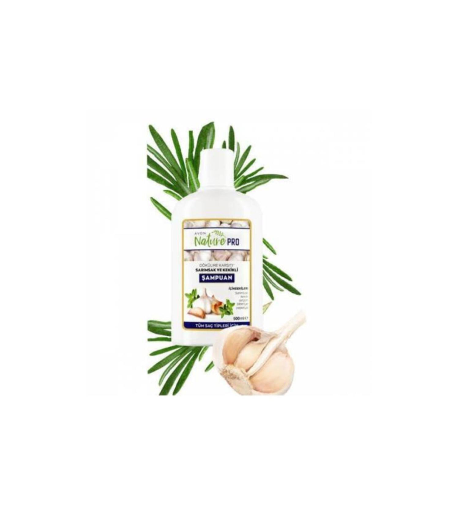 Avon Nature Pro Anti-Hair Loss Garlic And Thyme Shampoo 500 Ml