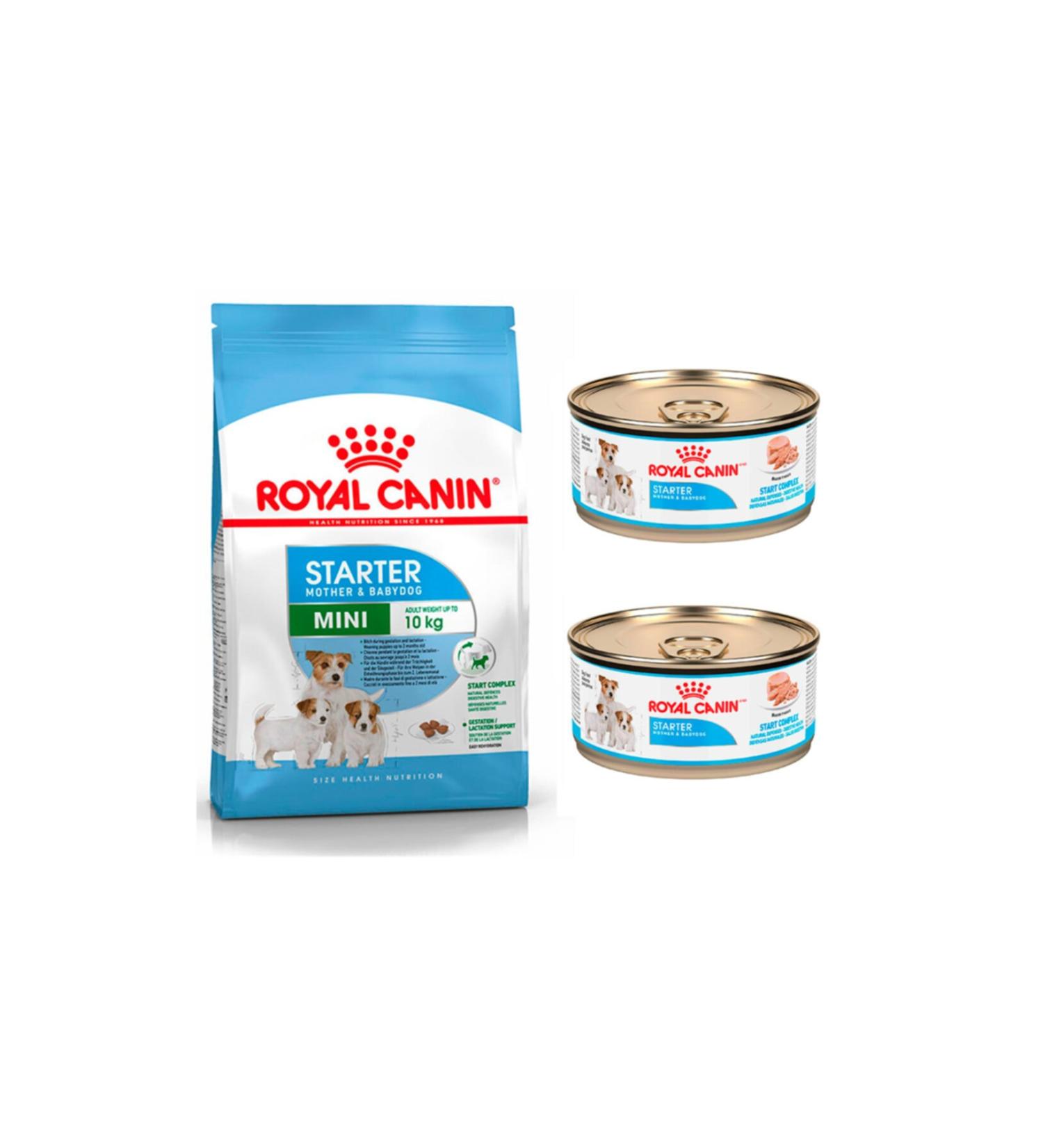 Royal Canin Mini Starter Puppy Food 3 Kg + Mini Starter Can 2 Pieces (original)