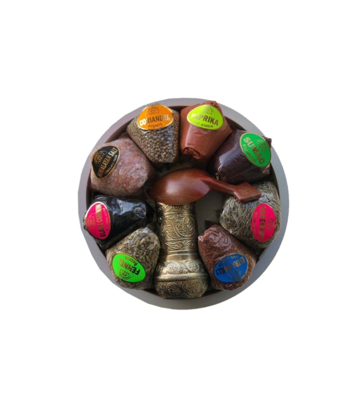 H nkar Small Basket Mill Spice Set