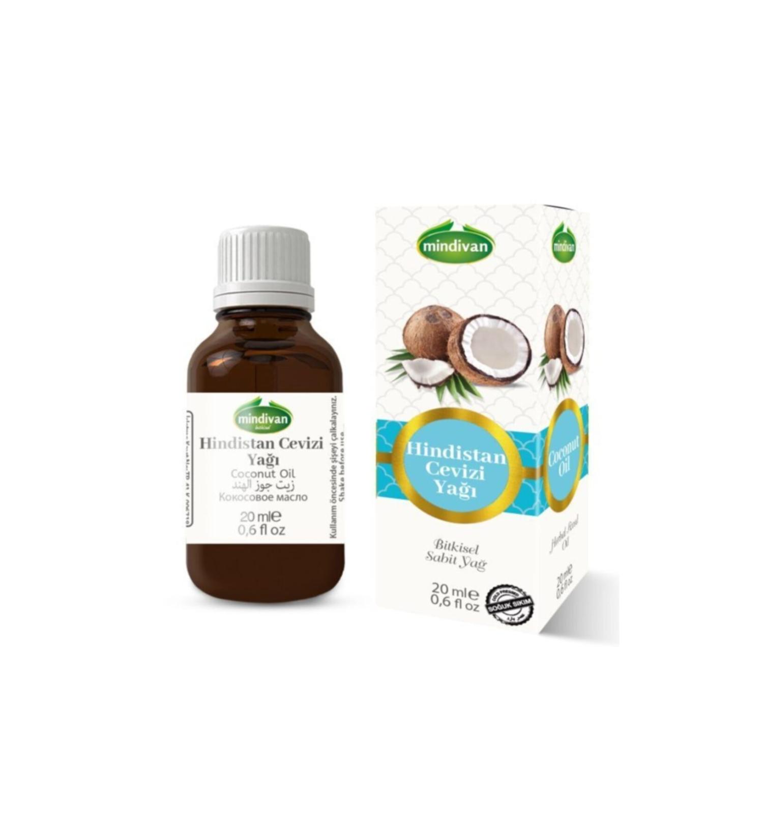 Mindivan 2 Pieces Coconut Oil Fixed 20 cc