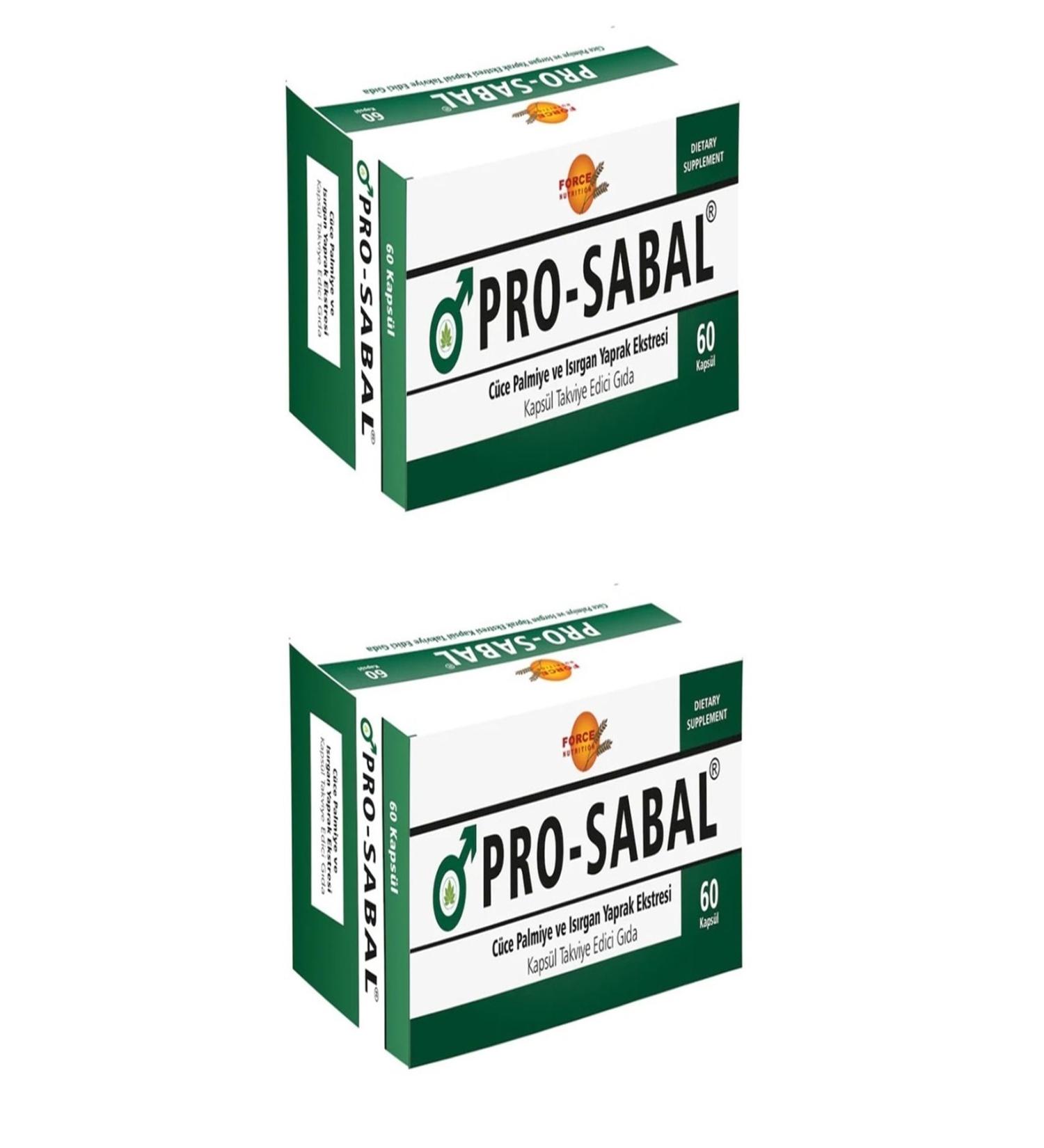 Force Nutrition Pro-sabal 60 Capsules 2 Pieces