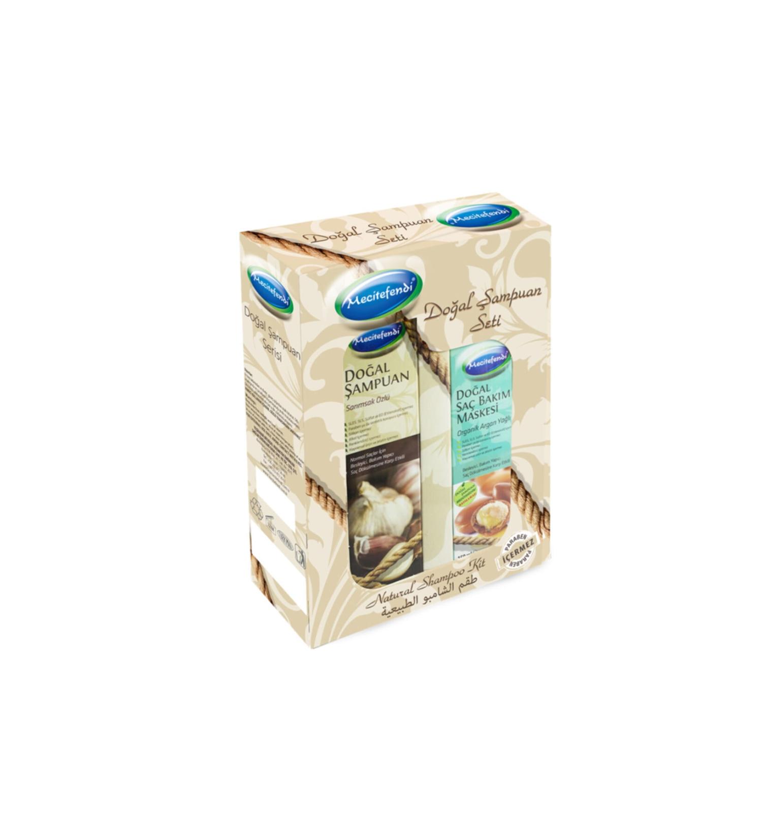 Mecit Efendi Natural Shampoo - Garlic Set 250 ml