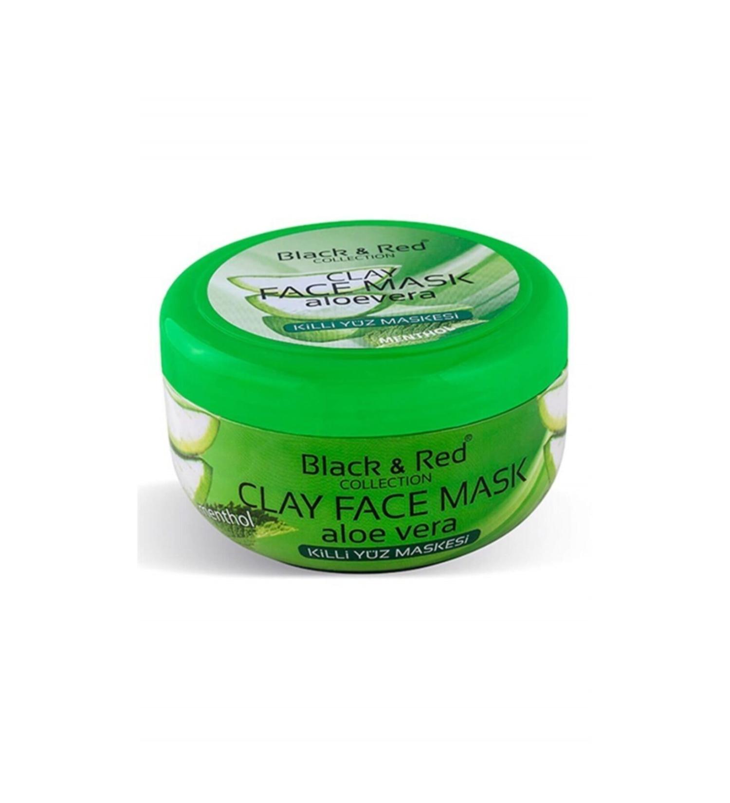 Black Red Black&red Aloe Vera Clay Face Mask 400 Gr