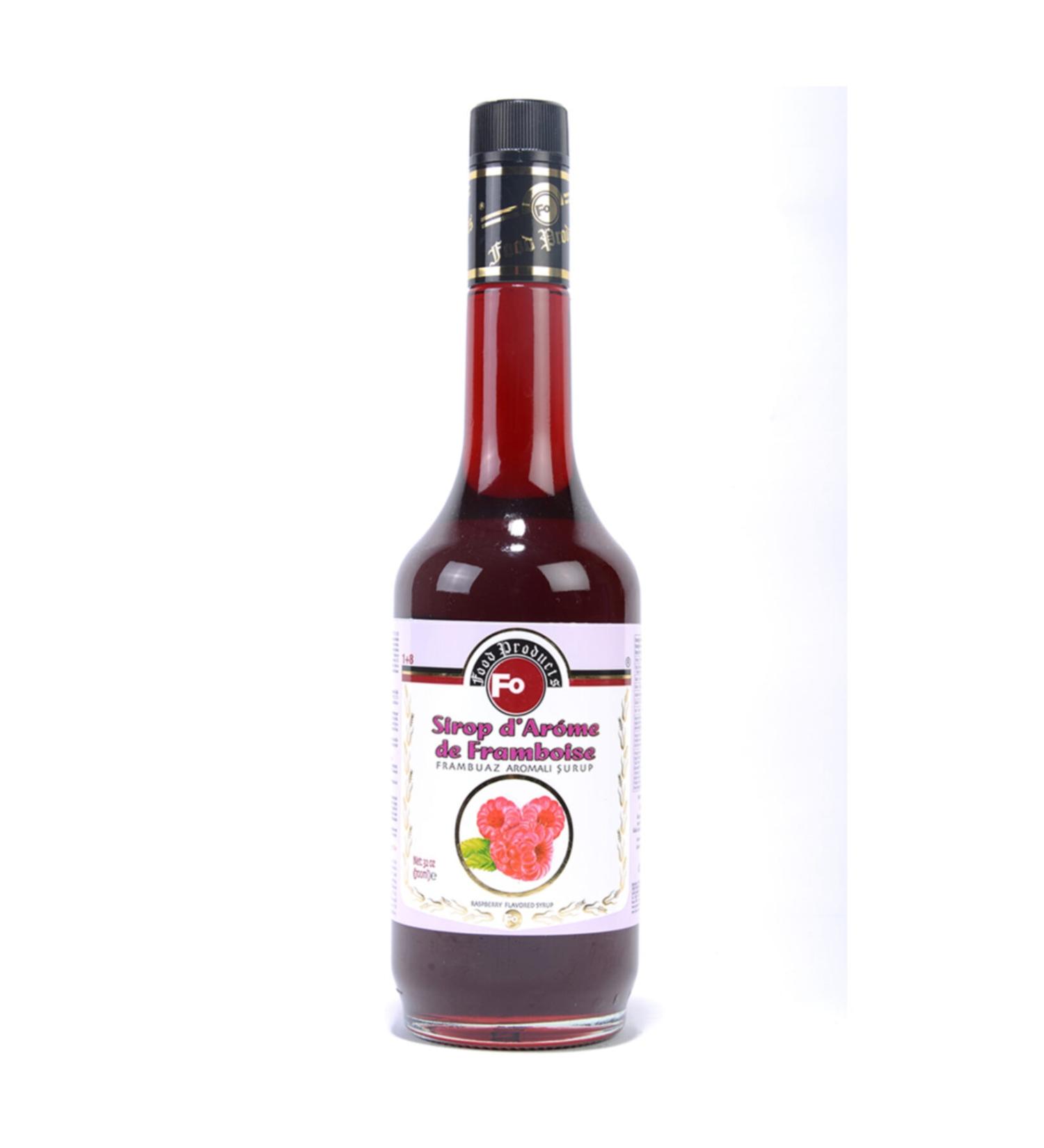 FO RASPBERRY Flavored Cocktail Syrup 700ml.