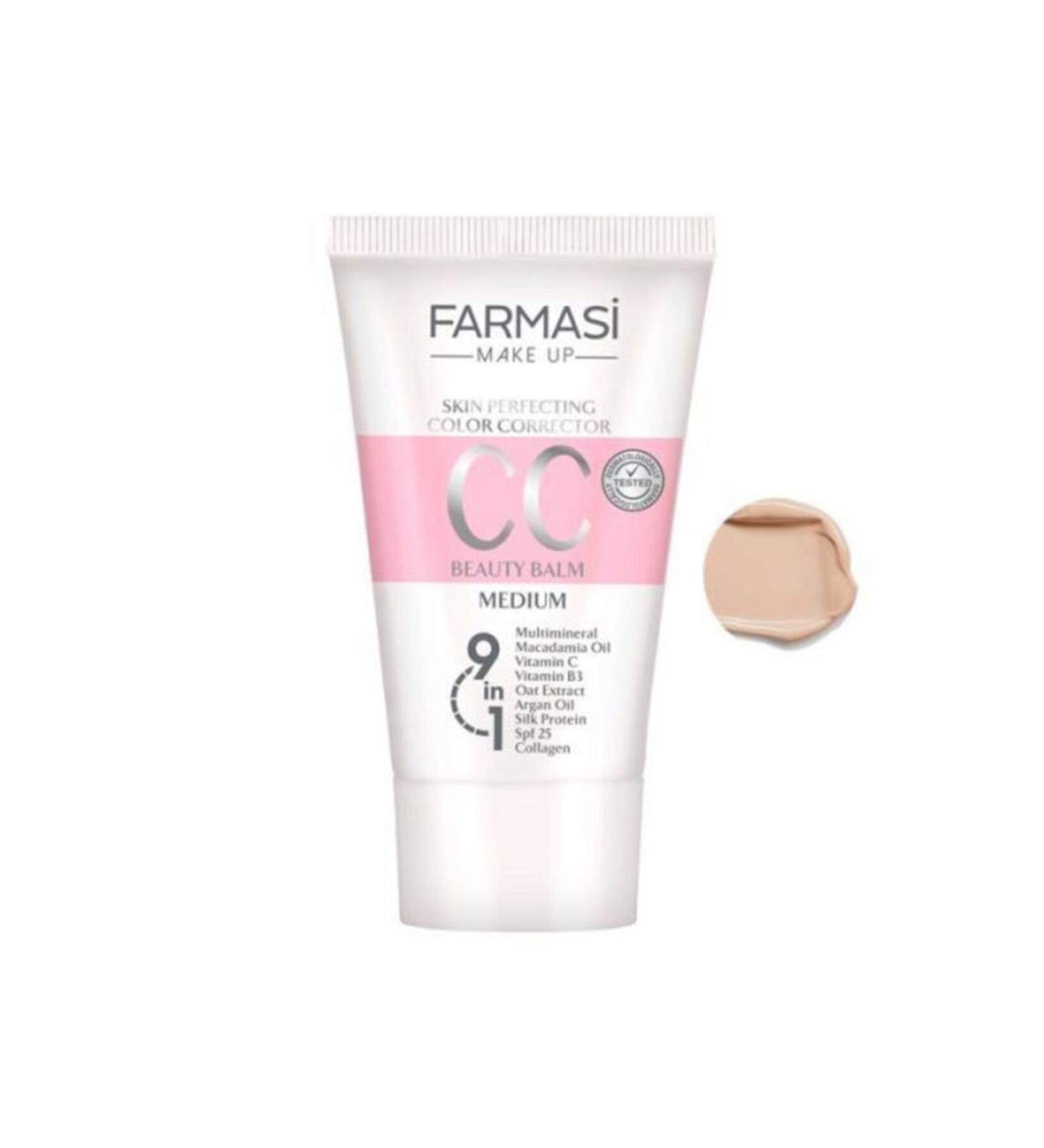 Farmasi cc Cream 03 Medium 50 ml + Deeplook Thick Tip Dipliner