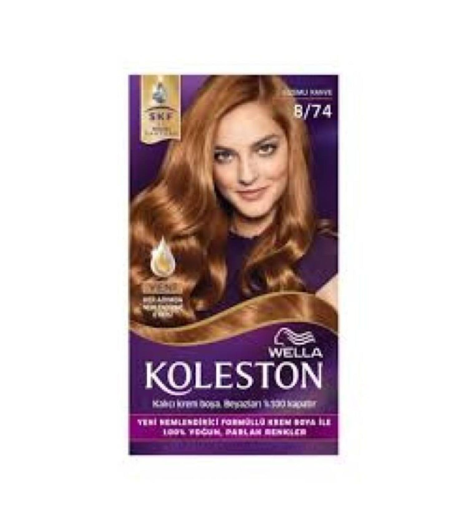 Wella Koleston Hair Dye No: 8/74 Mystery Brown