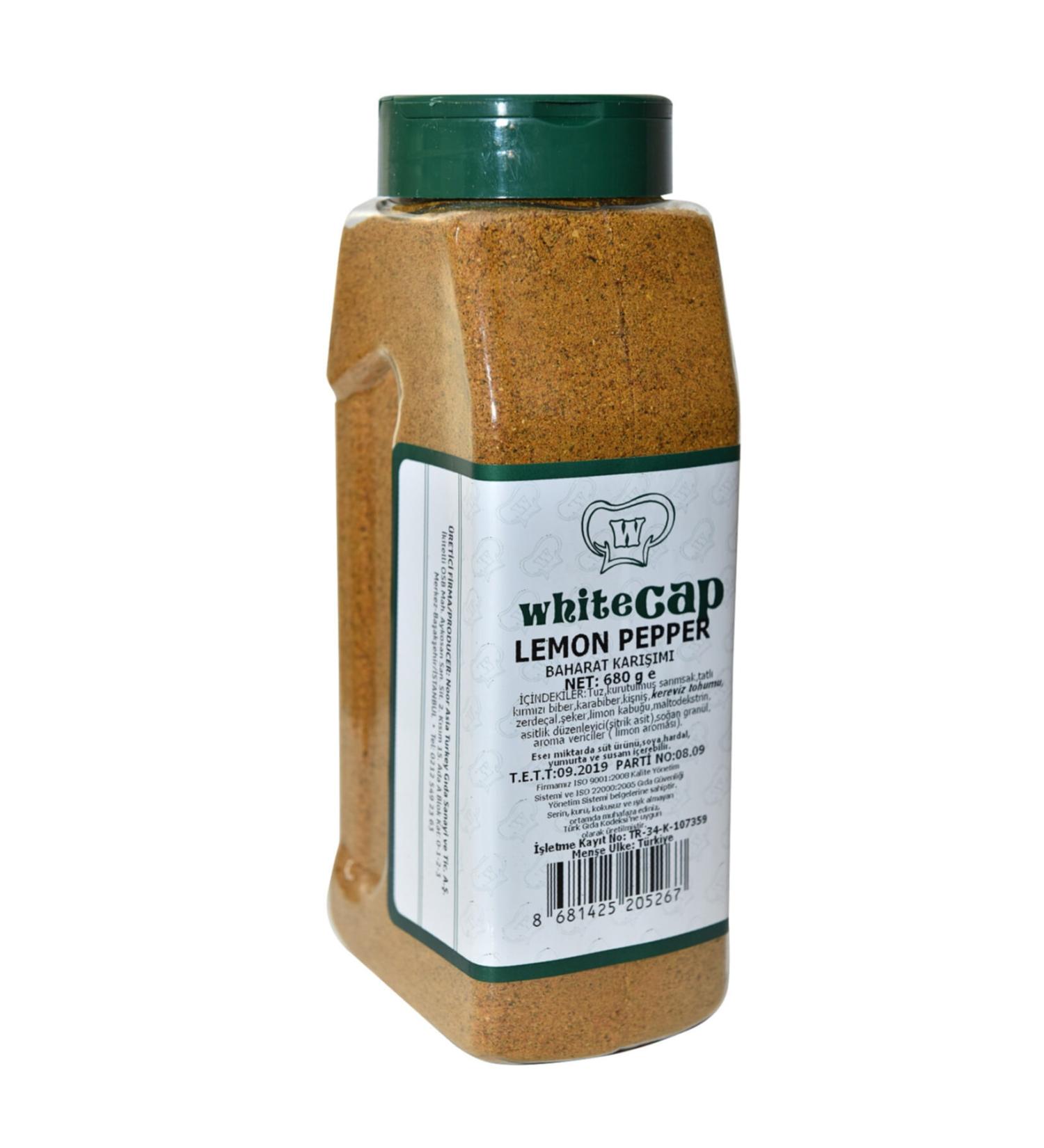 White Cap Green Life Lemon Pepper - 680 Gr - Pet