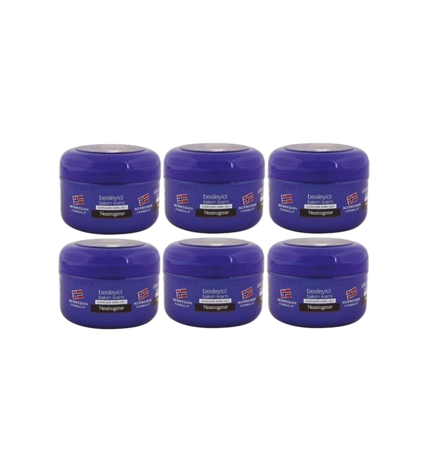 Neutrogena Norwegian Formula Nourishing Care Cream Set of 6 200 ml