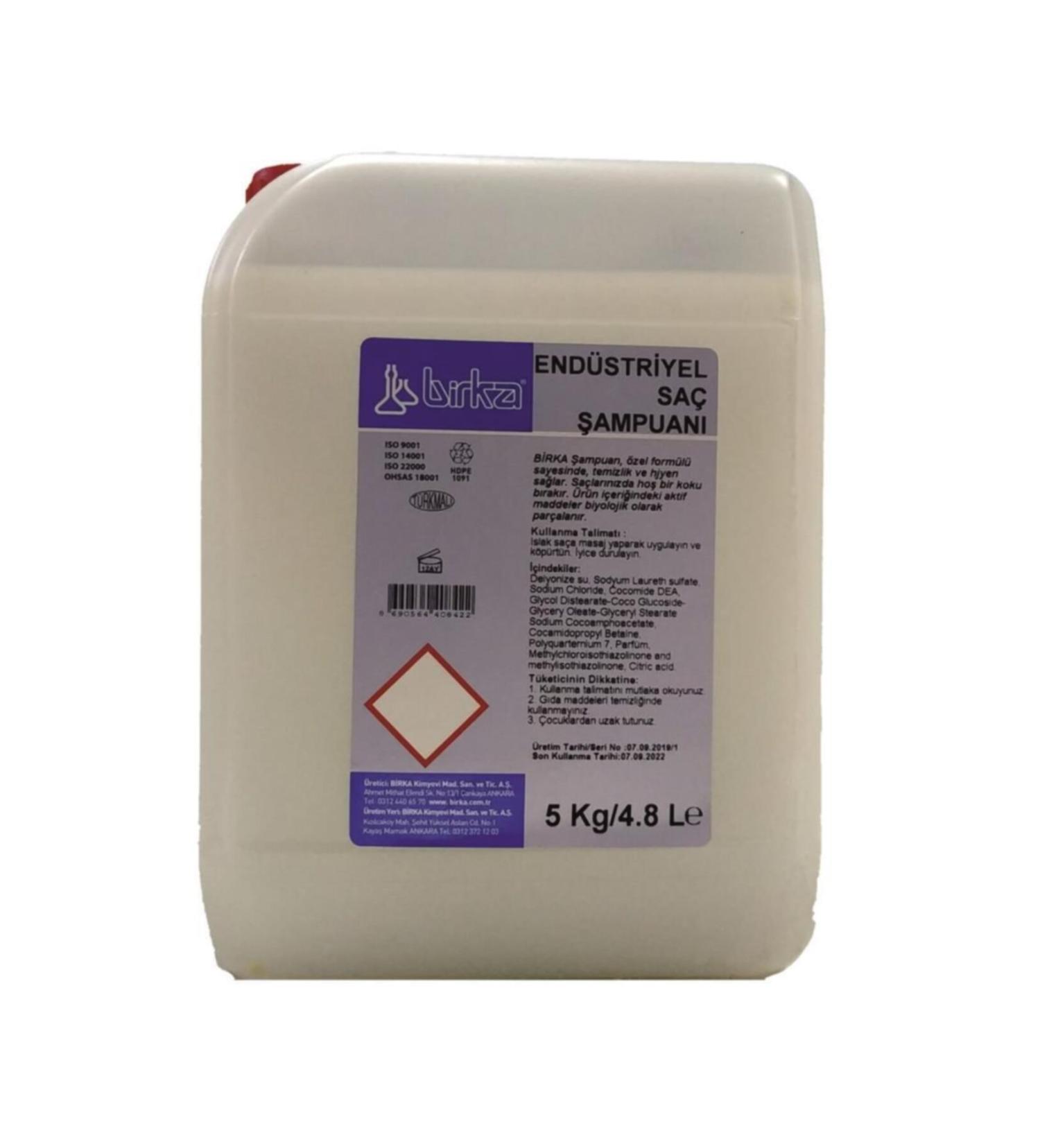 B RKA Industrial Hair Shampoo 5 Kg.