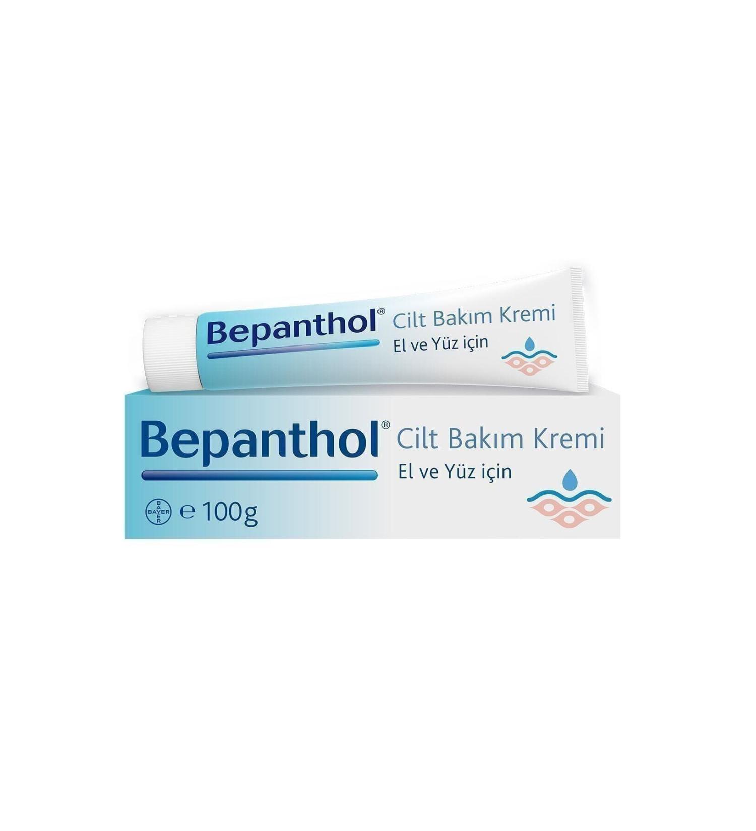 Bepanthol Skin Care Cream for Hands and Face 100 Gr - Buy Online on GoSupps.com