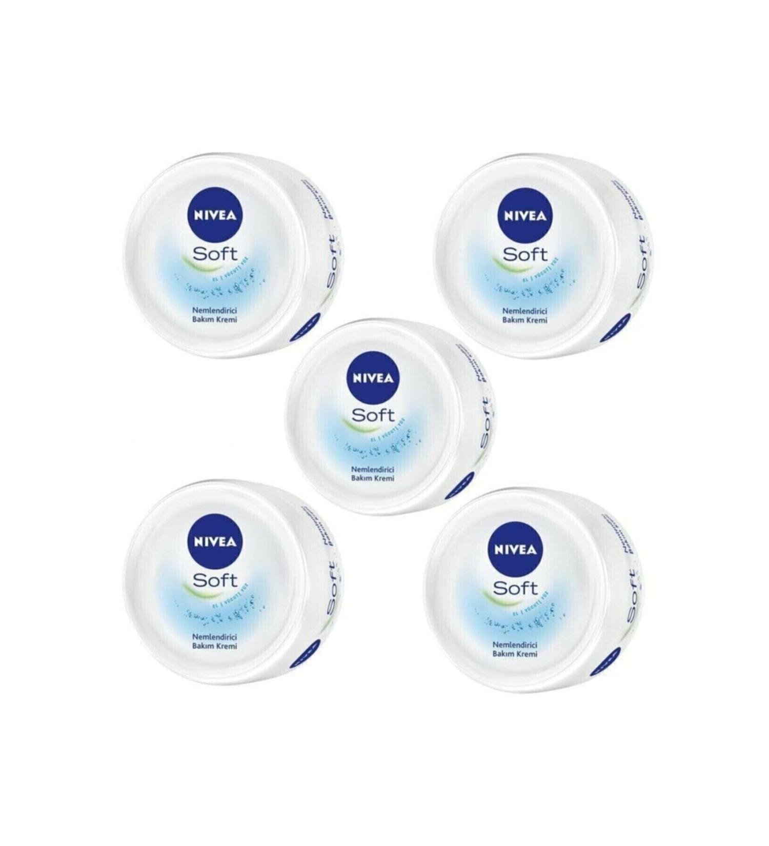 NIVEA Soft 200 Ml 5 Pieces