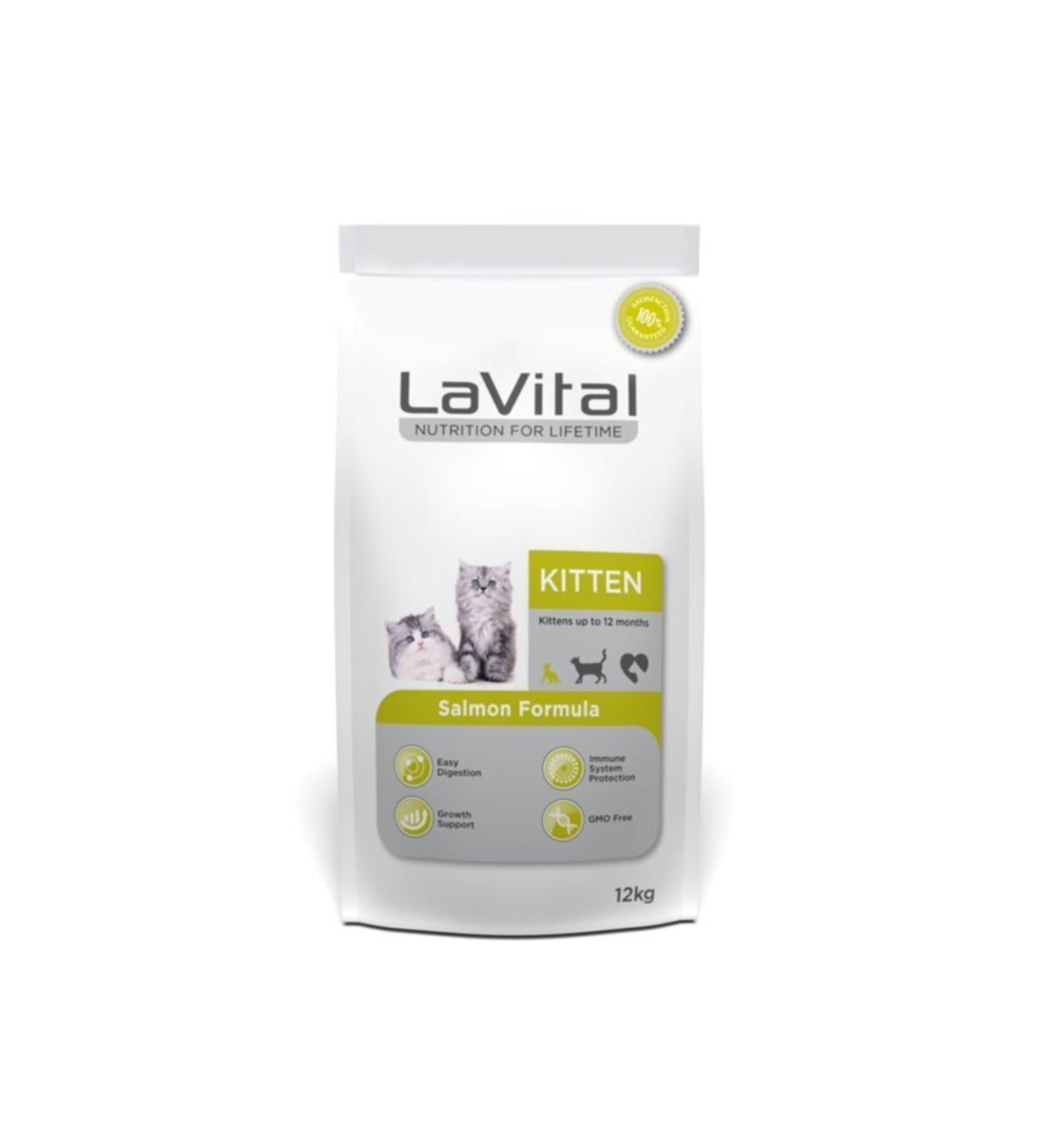 La Vital Salmon Kitten Food 12 kg