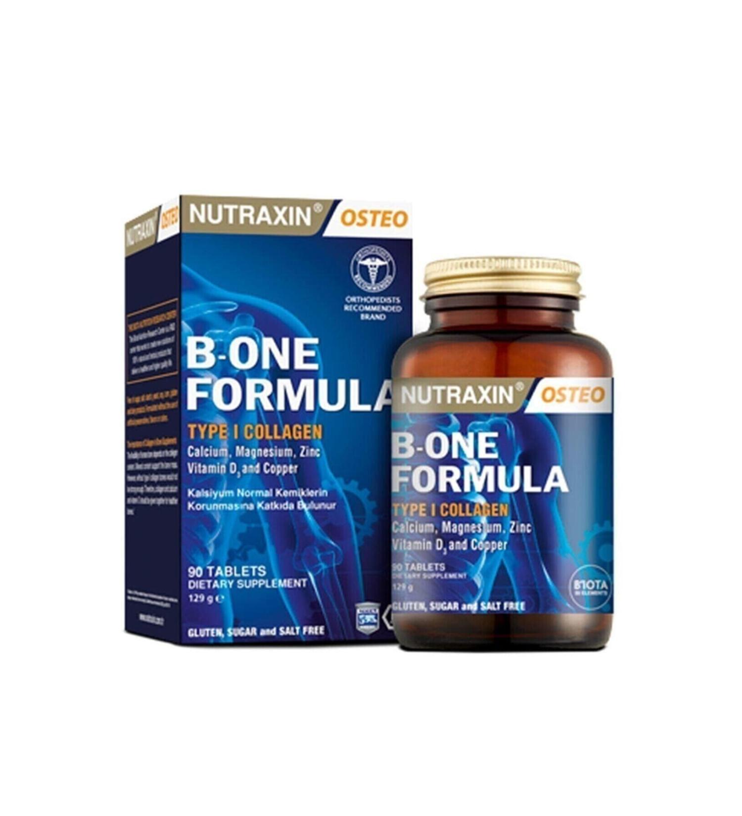 Nutraxin B-one Formula 90 Tablet 2 Boxes