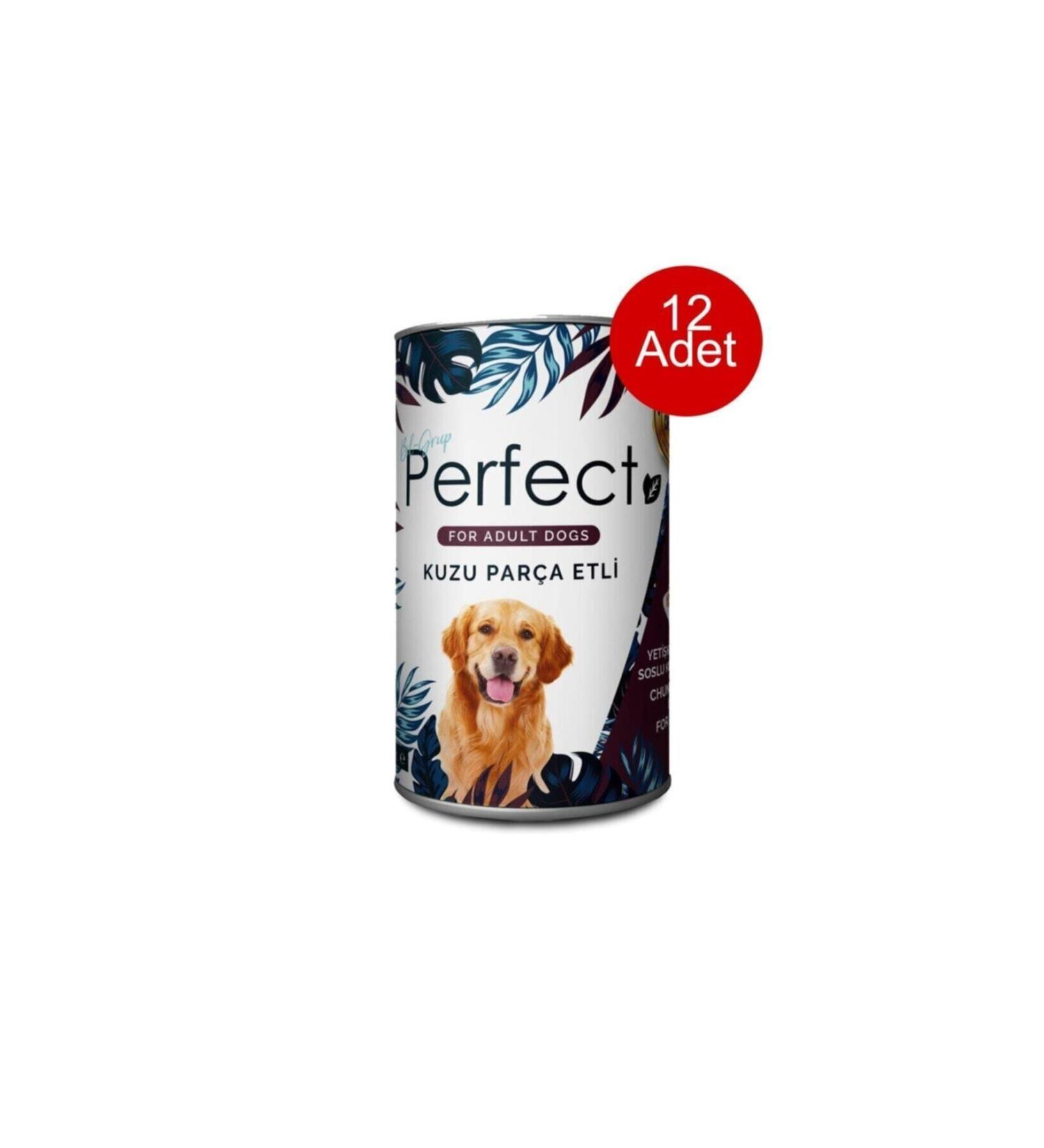PERFECT Lamb Meat Canned Dog Food 400 gr X 12 Pieces