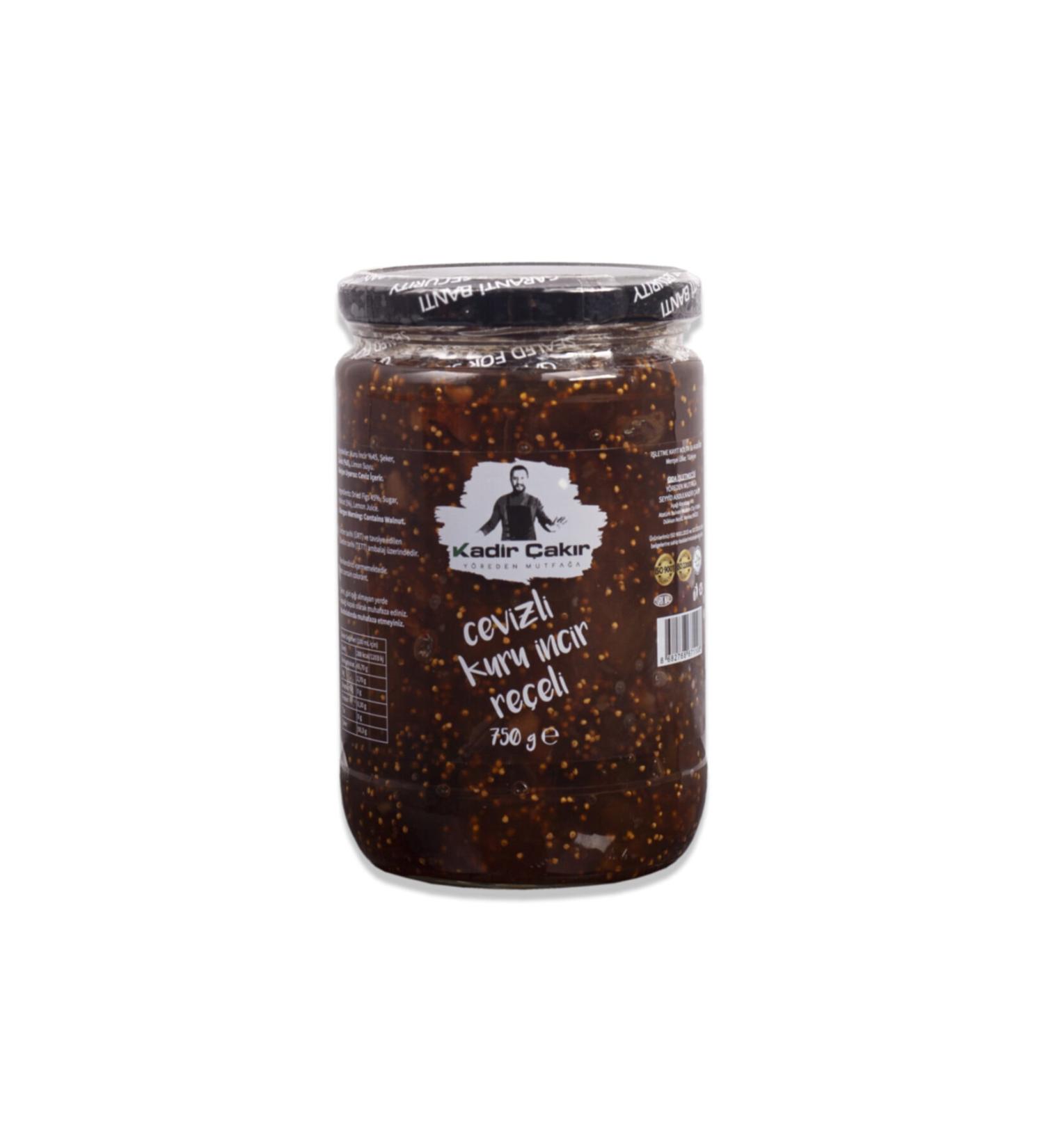 Kadir ak r Dried Fig Jam with Walnuts from the Region to the Kitchen 750 Gr