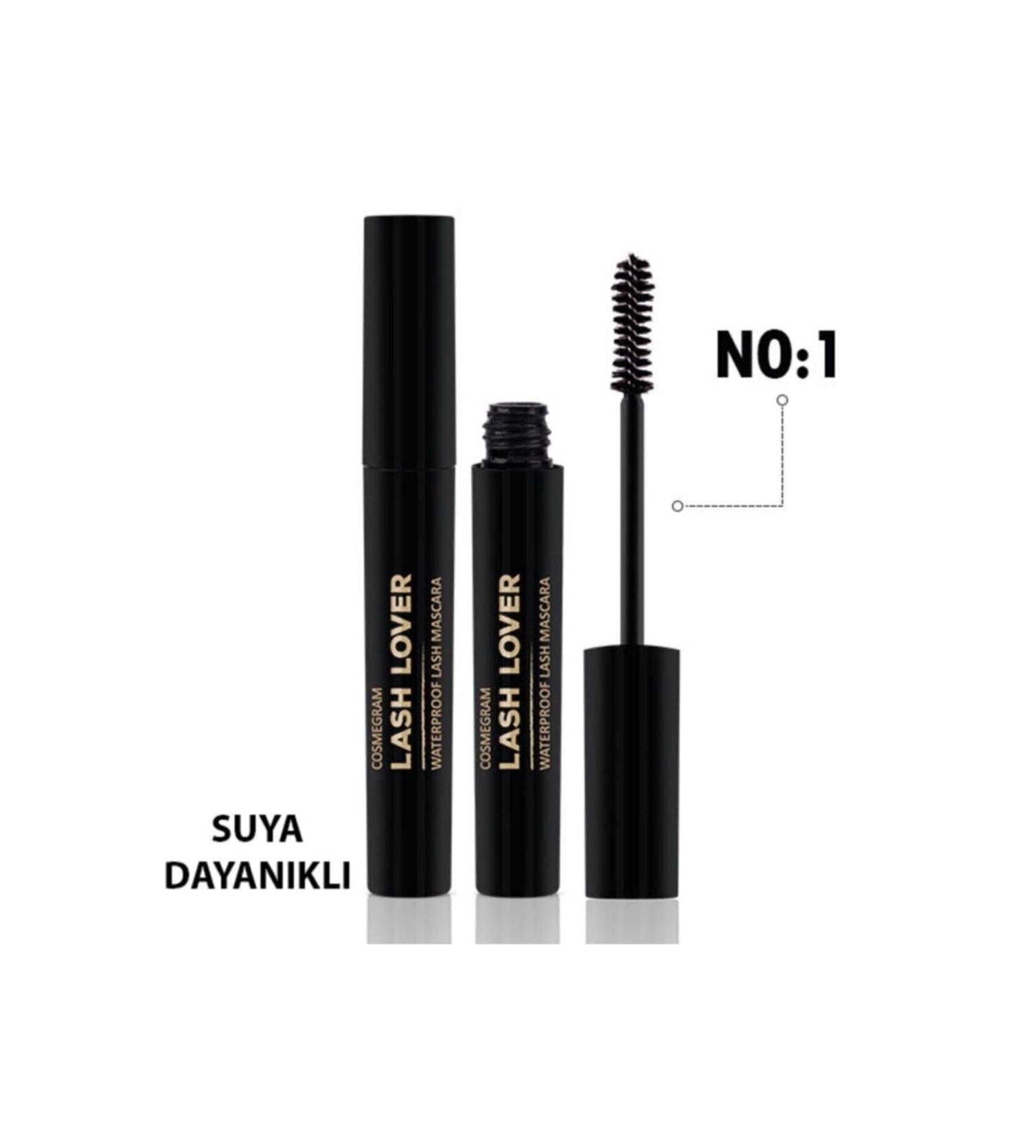 Cosmegram Black Mascara - Lash Lover Mascara Waterproff
