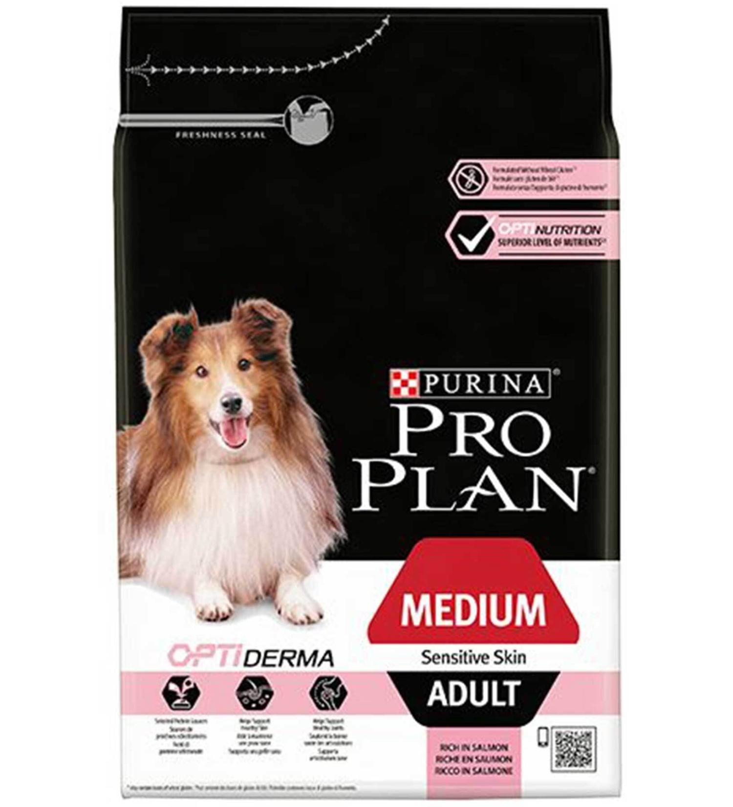 Pro Plan Salmon Medium Breed Sensitive Skin Adult Dog Food 14kg