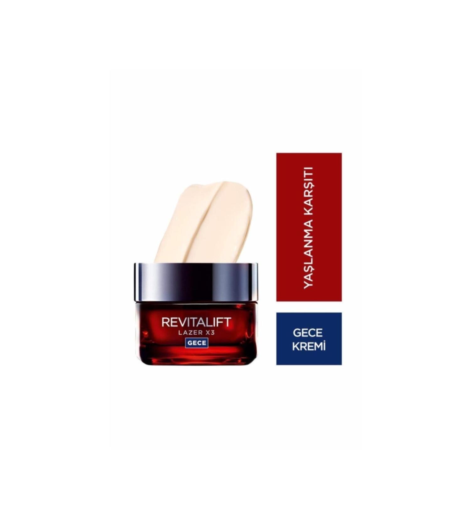 L'Oreal Paris Revitalift Laser X3 Intensive Anti-Aging Night Care Cream (50 Ml)
