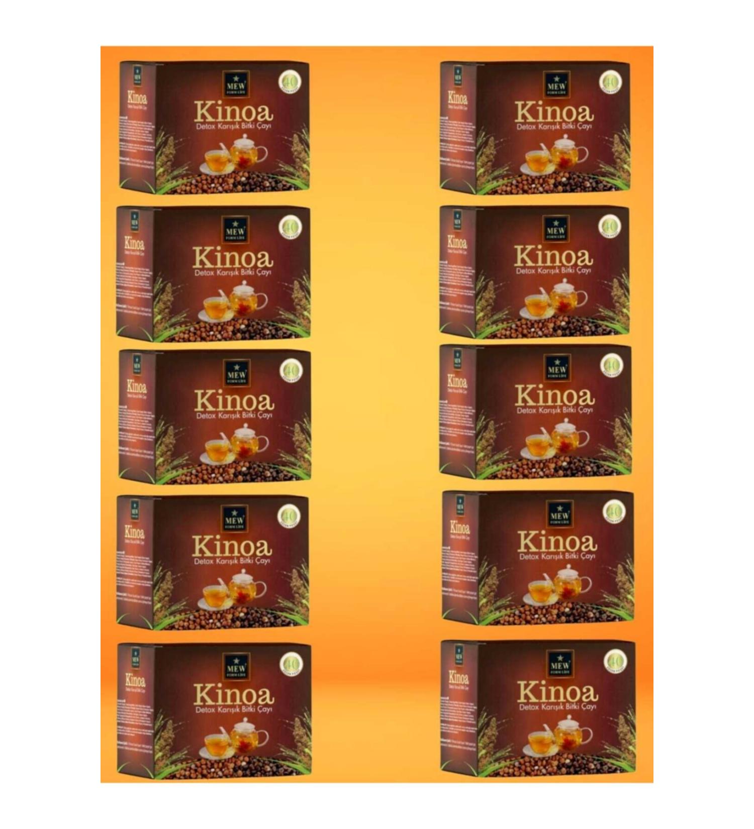 MEW QUINOA TEA Herbal Detox Form Tea Set of 10