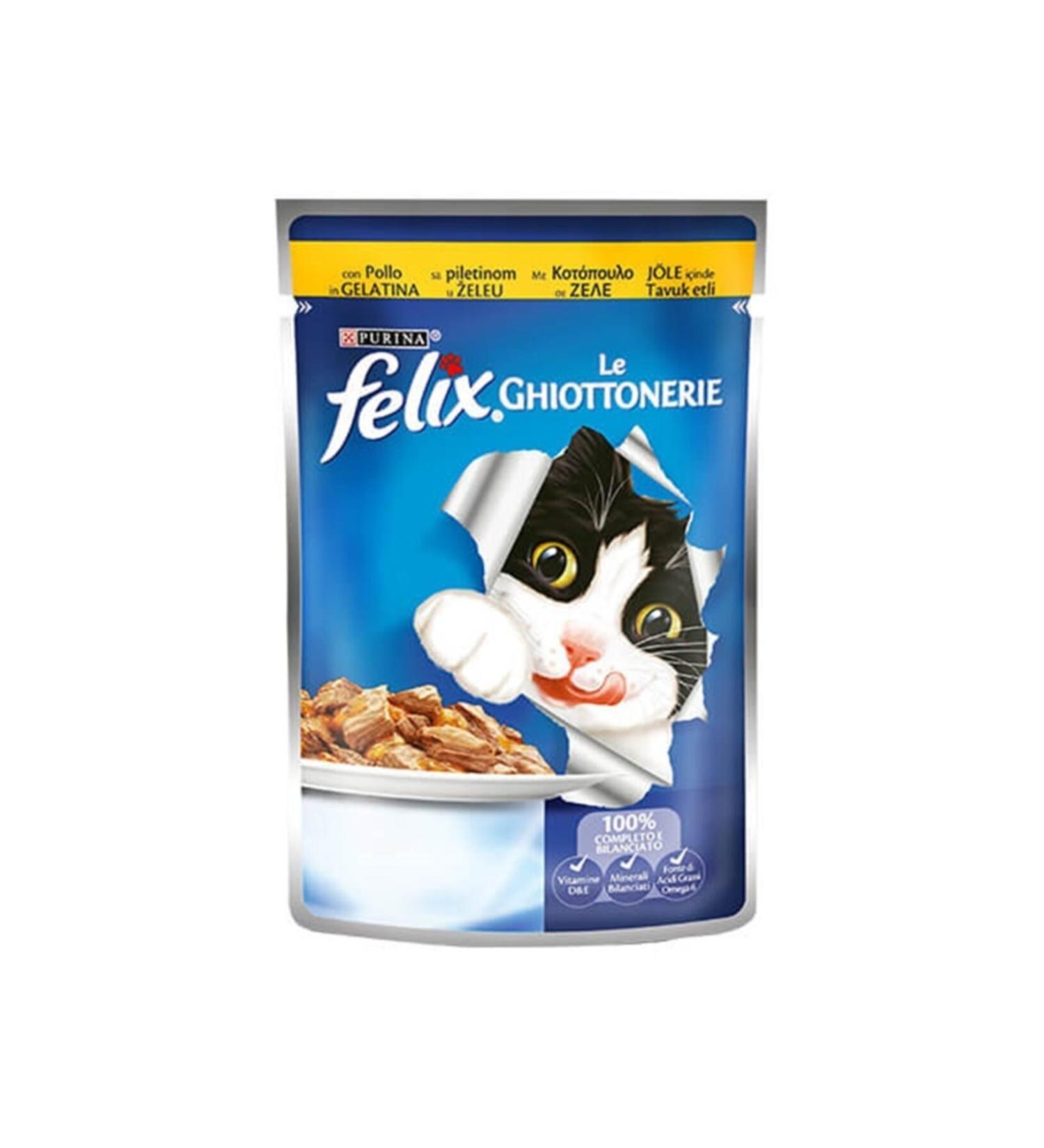 FELIX Chicken Adult Cat Pouch 6 Piece Advantage Package