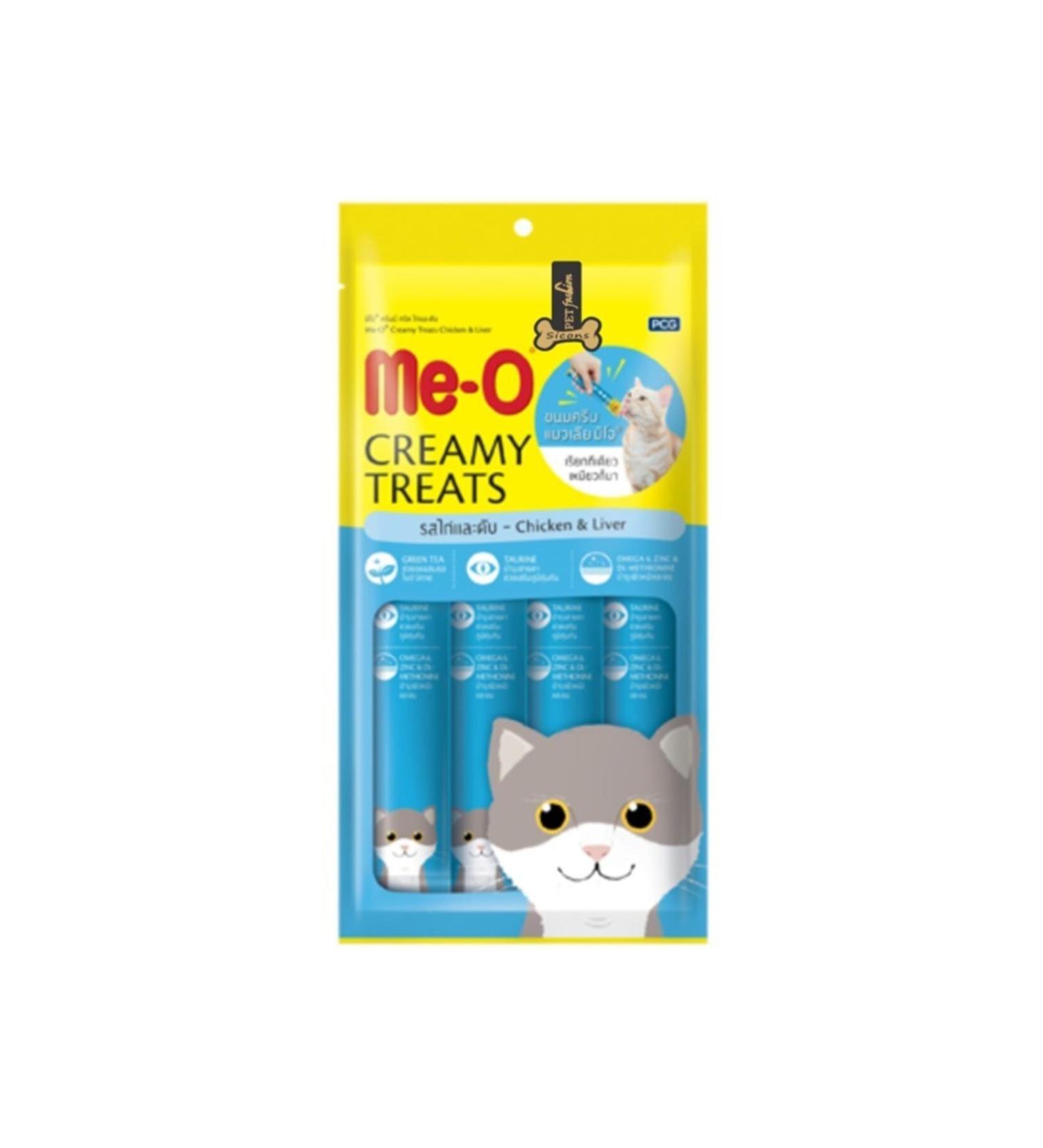 Meoa Meo Chicken Liver Complementary Cat Food 4x15 G